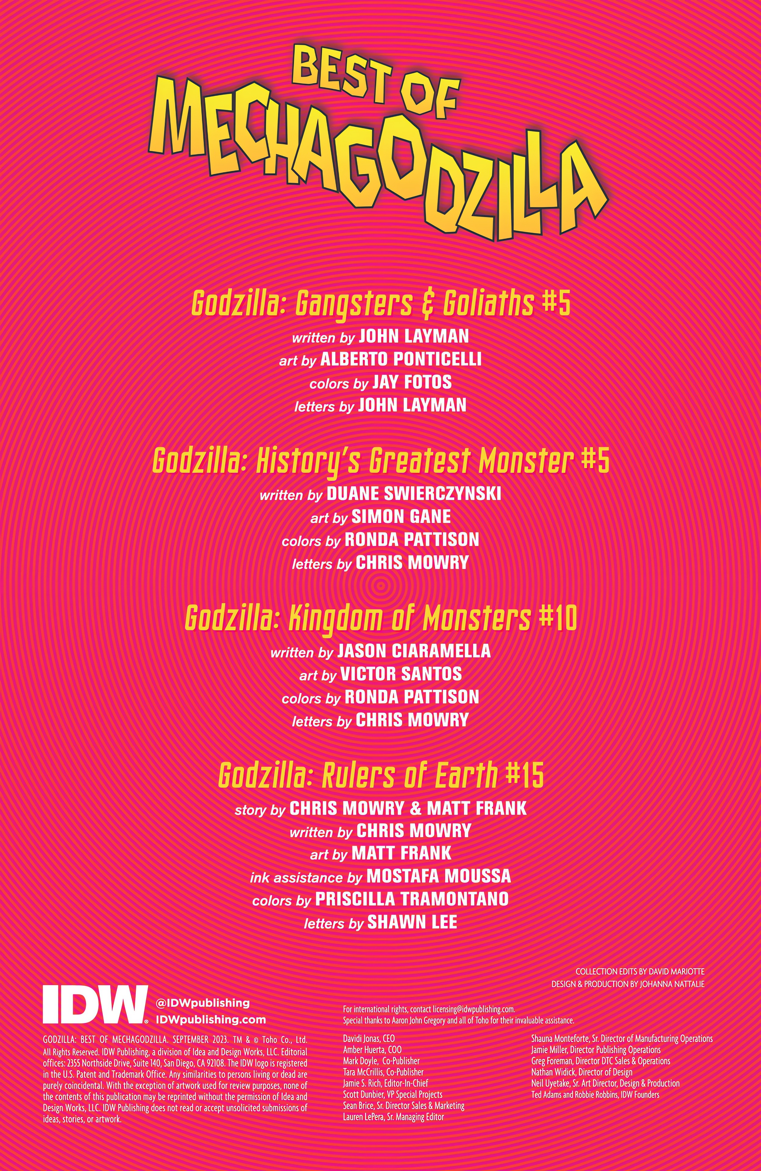 Read online Godzilla: Best of Mechagodzilla comic -  Issue # TPB - 2