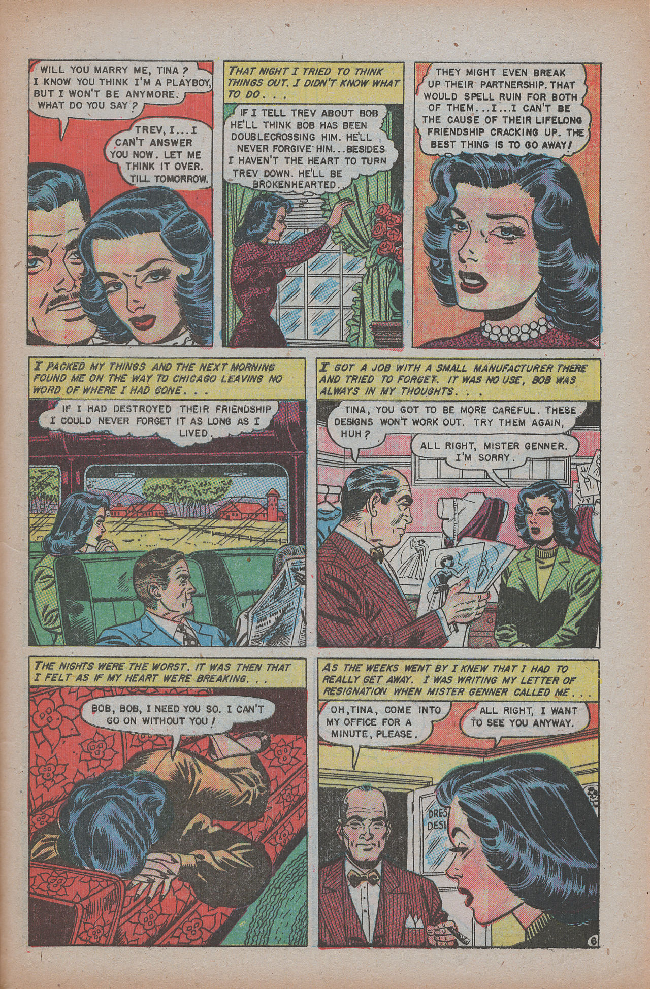 Read online Glamorous Romances comic -  Issue #55 - 33