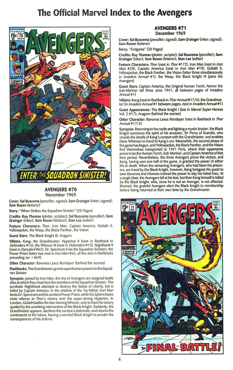 Read online The Official Marvel Index to the Avengers comic -  Issue #2 - 8