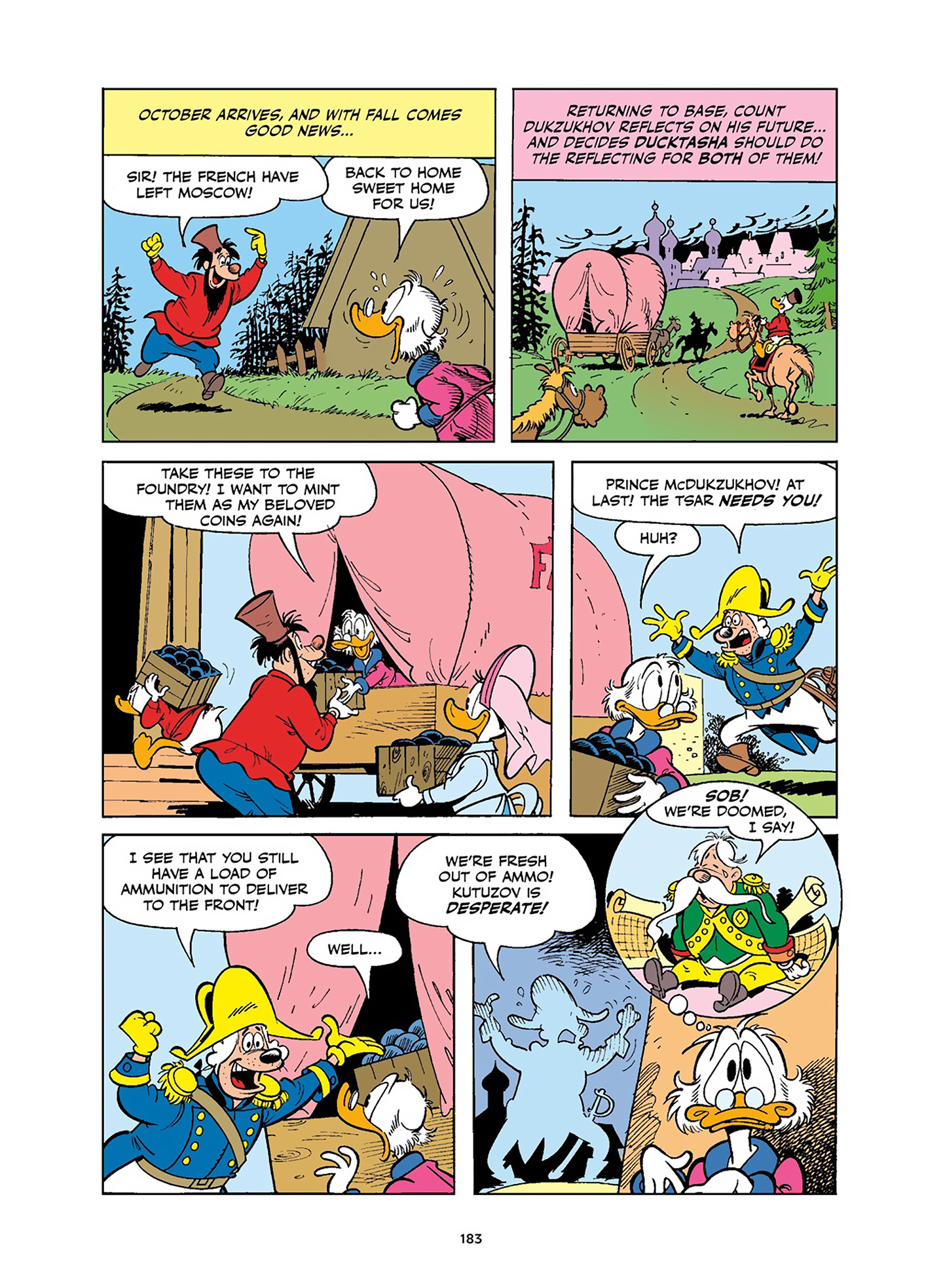 Read online Uncle Scrooge and Donald Duck in Les Misérables and War and Peace comic -  Issue # TPB (Part 2) - 81