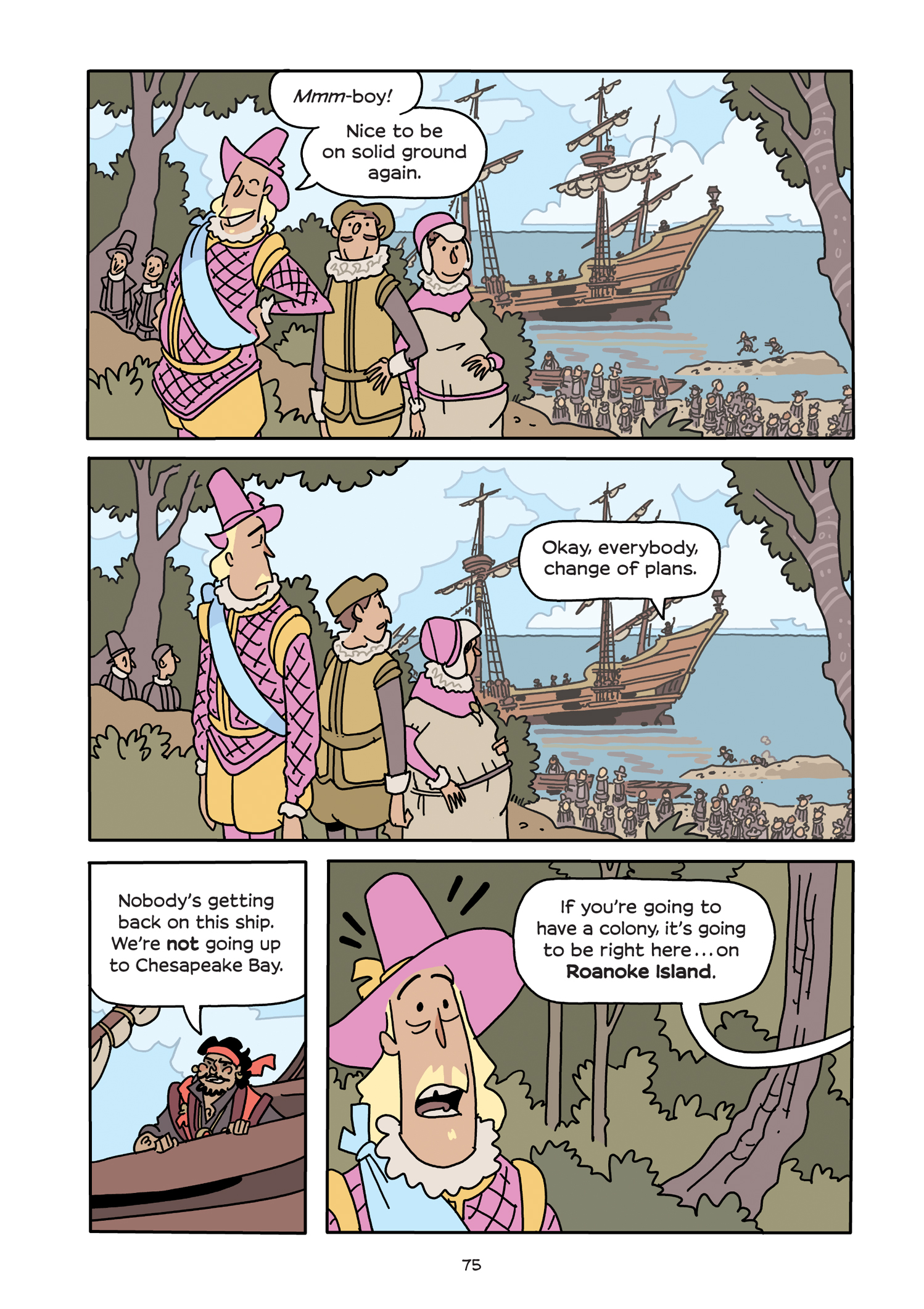 Read online History Comics comic -  Issue # The Roanoke Colony - Americas First Mystery - 81