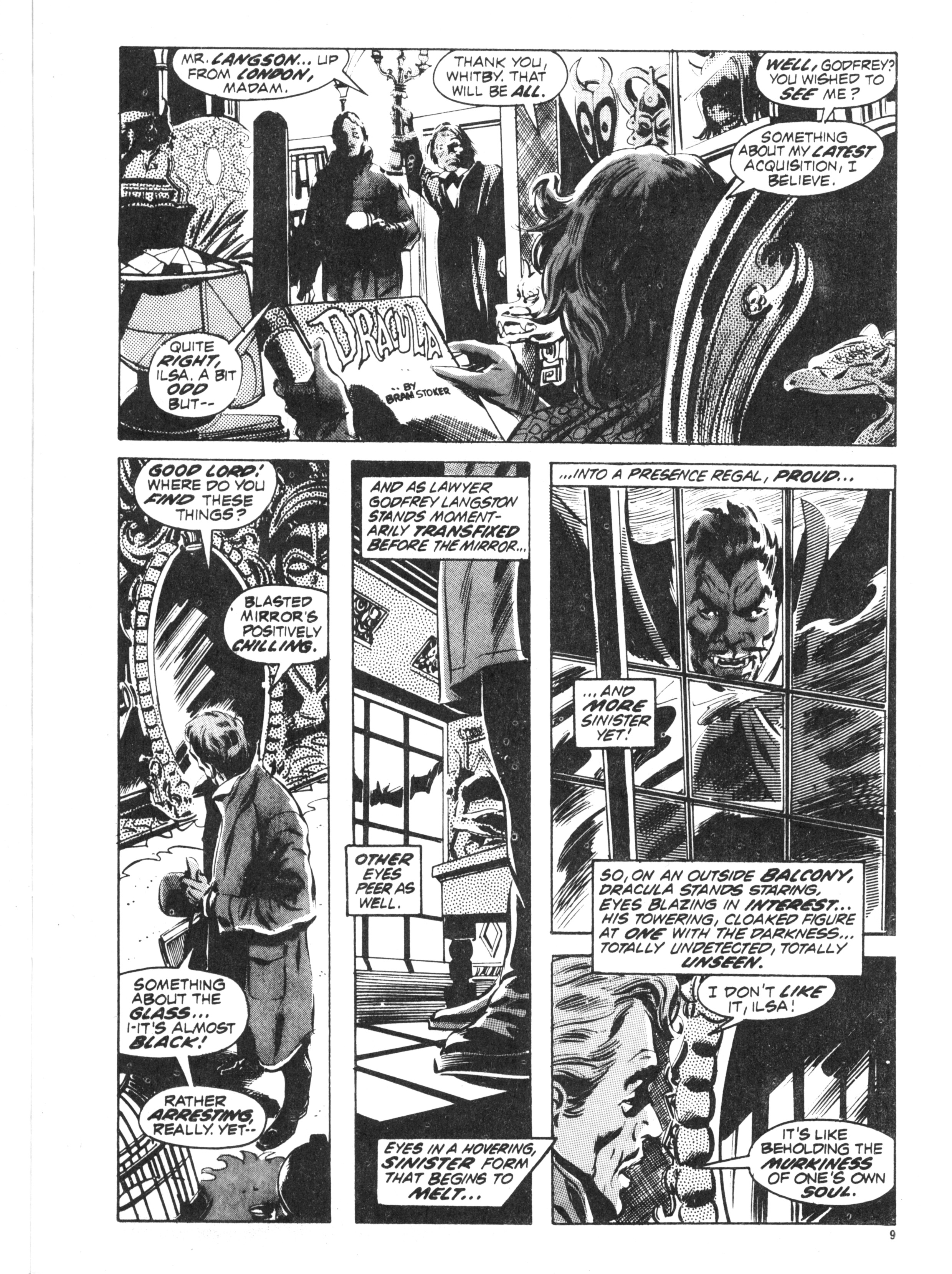 Read online Dracula Lives (1974) comic -  Issue #6 - 9