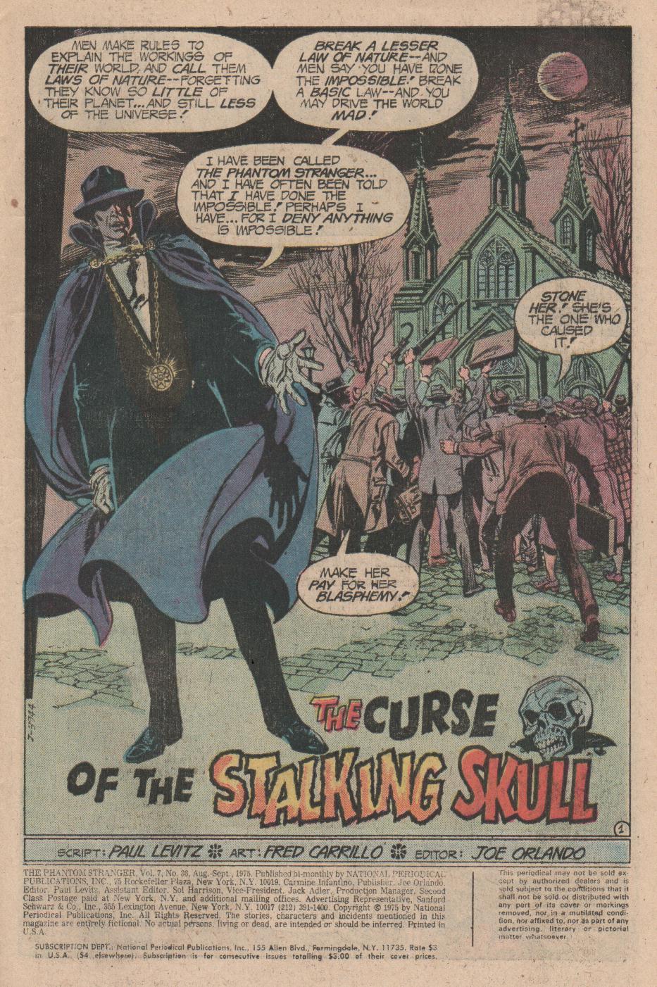 Read online The Phantom Stranger (1969) comic -  Issue #38 - 3