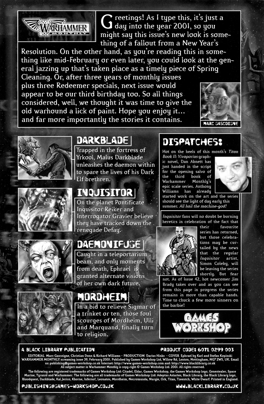 Read online Warhammer Monthly comic -  Issue #39 - 2