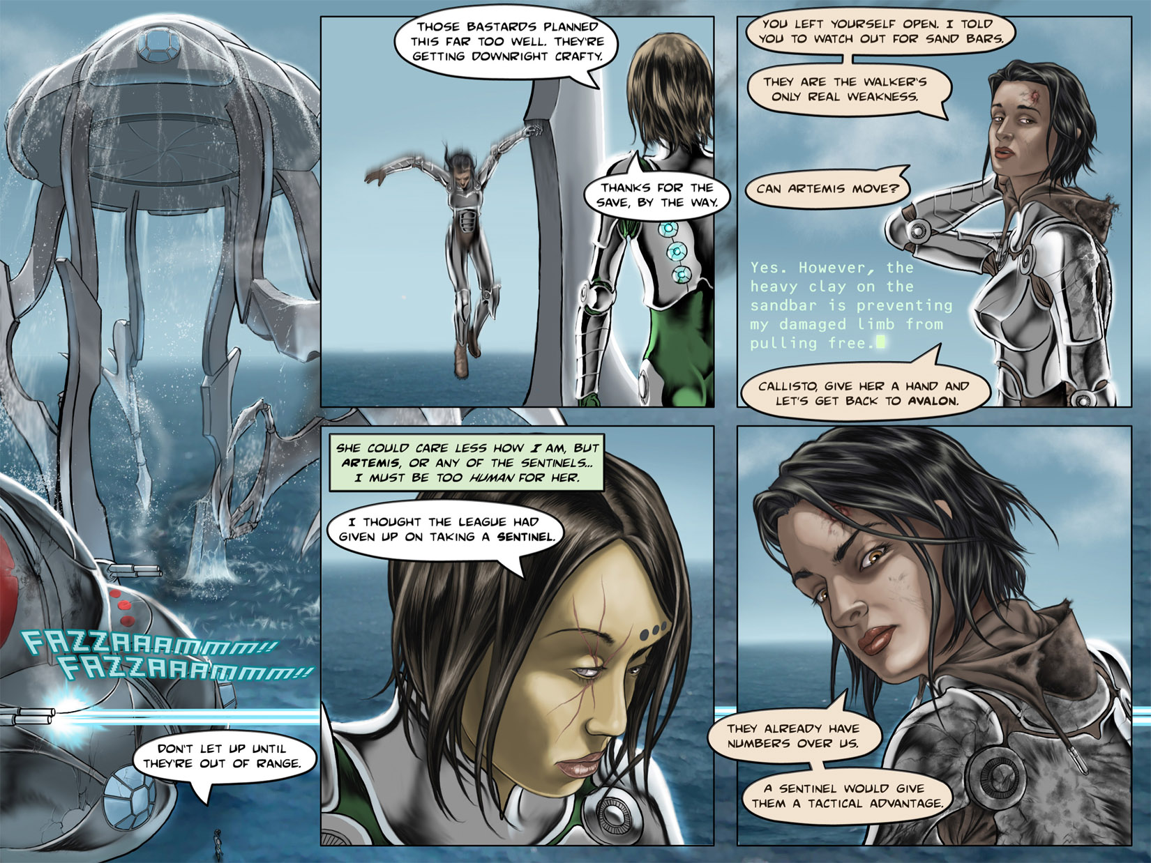 Read online Azure comic -  Issue #4 - 9