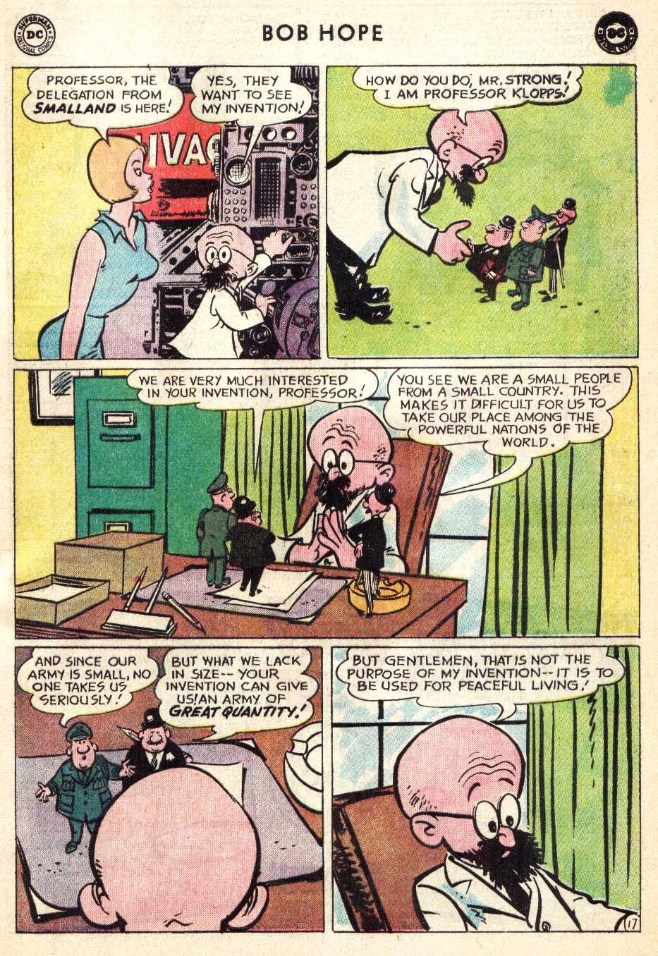 Read online The Adventures of Bob Hope comic -  Issue #86 - 21