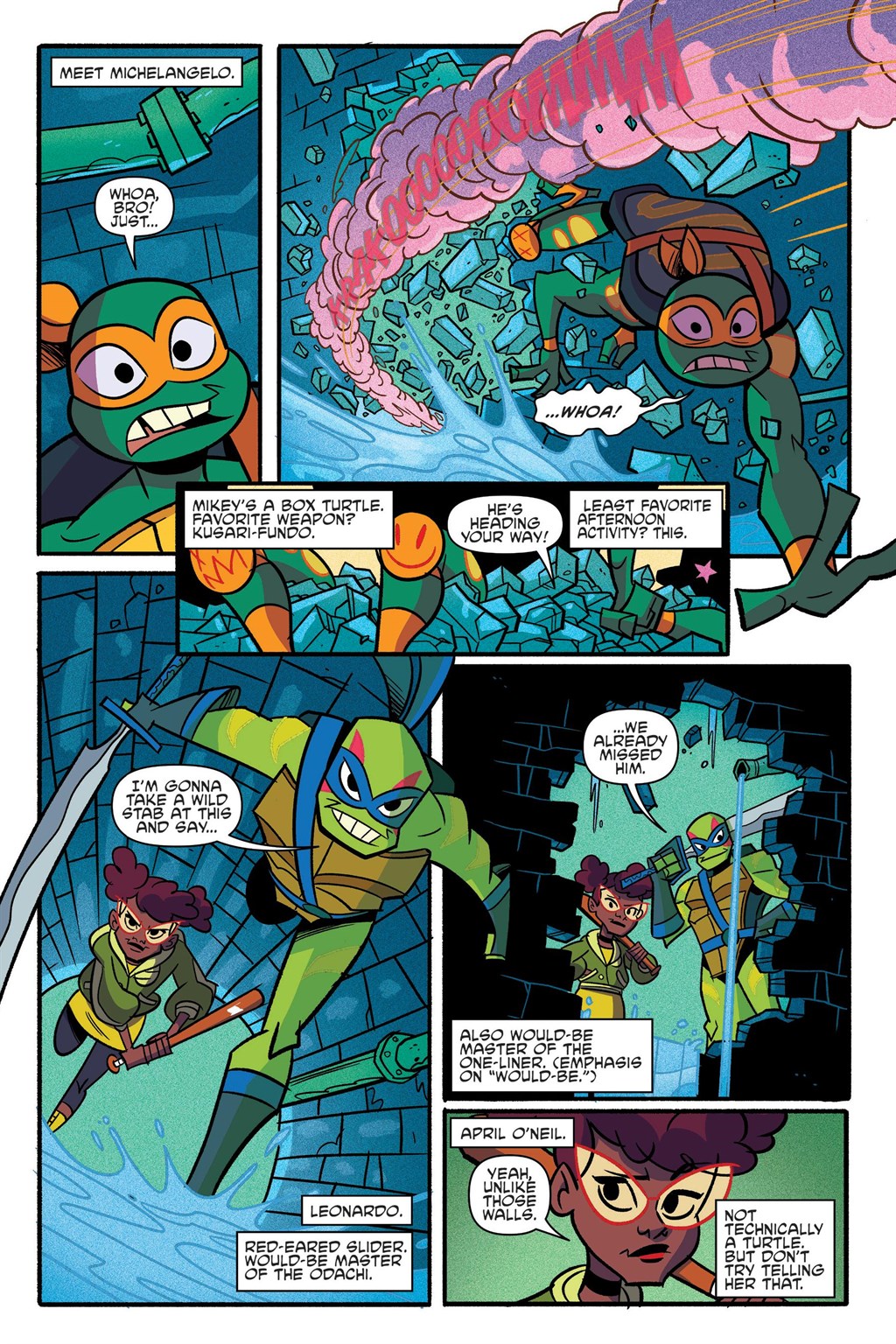 Read online Rise of the Teenage Mutant Ninja Turtles: The Complete Adventures comic -  Issue # TPB (Part 1) - 44
