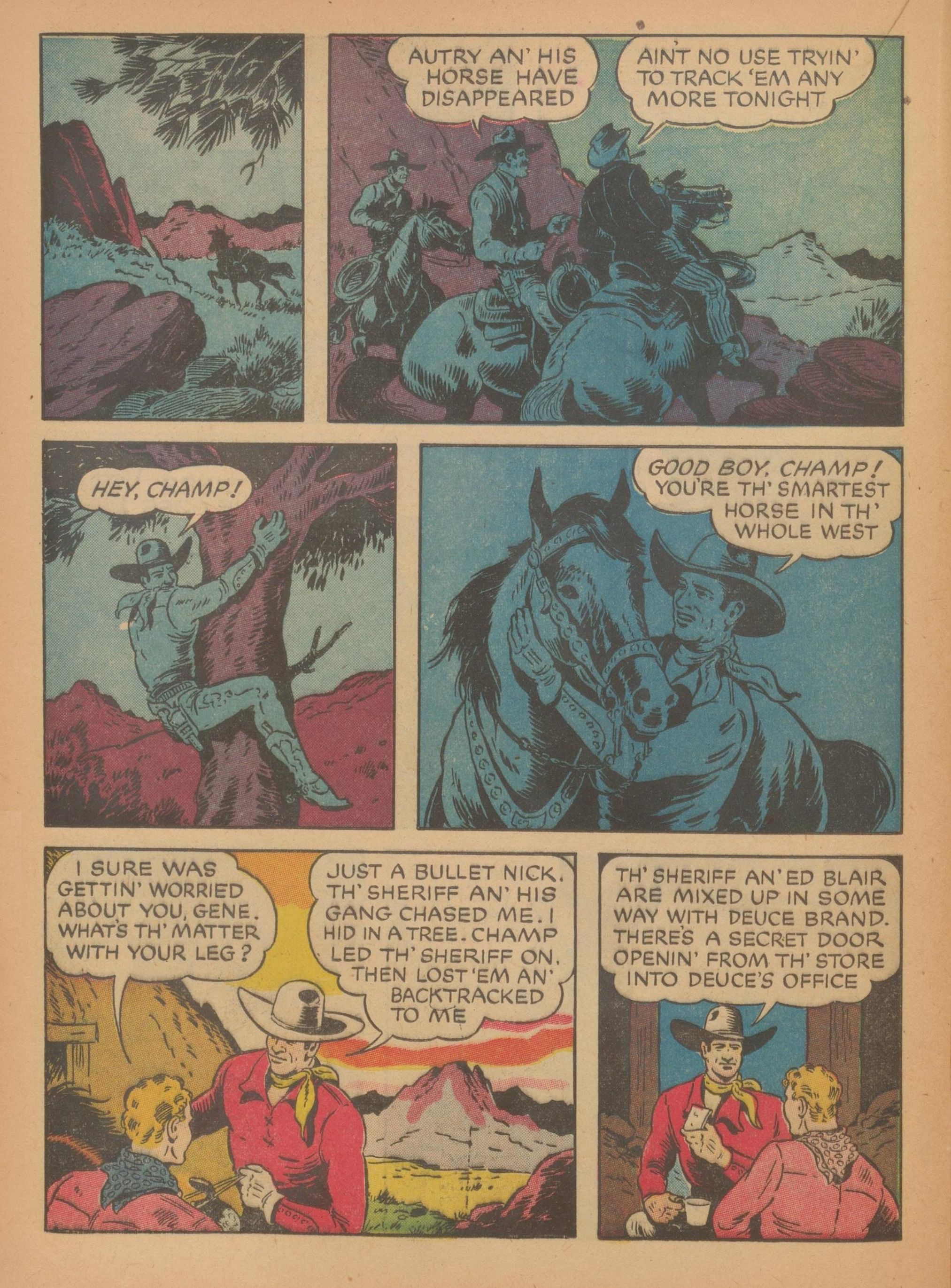 Read online Gene Autry Comics comic -  Issue #4 - 38