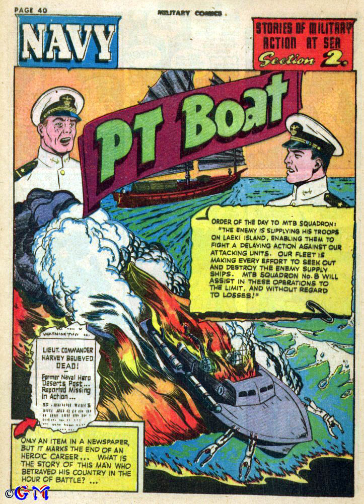 Read online Military Comics comic -  Issue #23 - 42