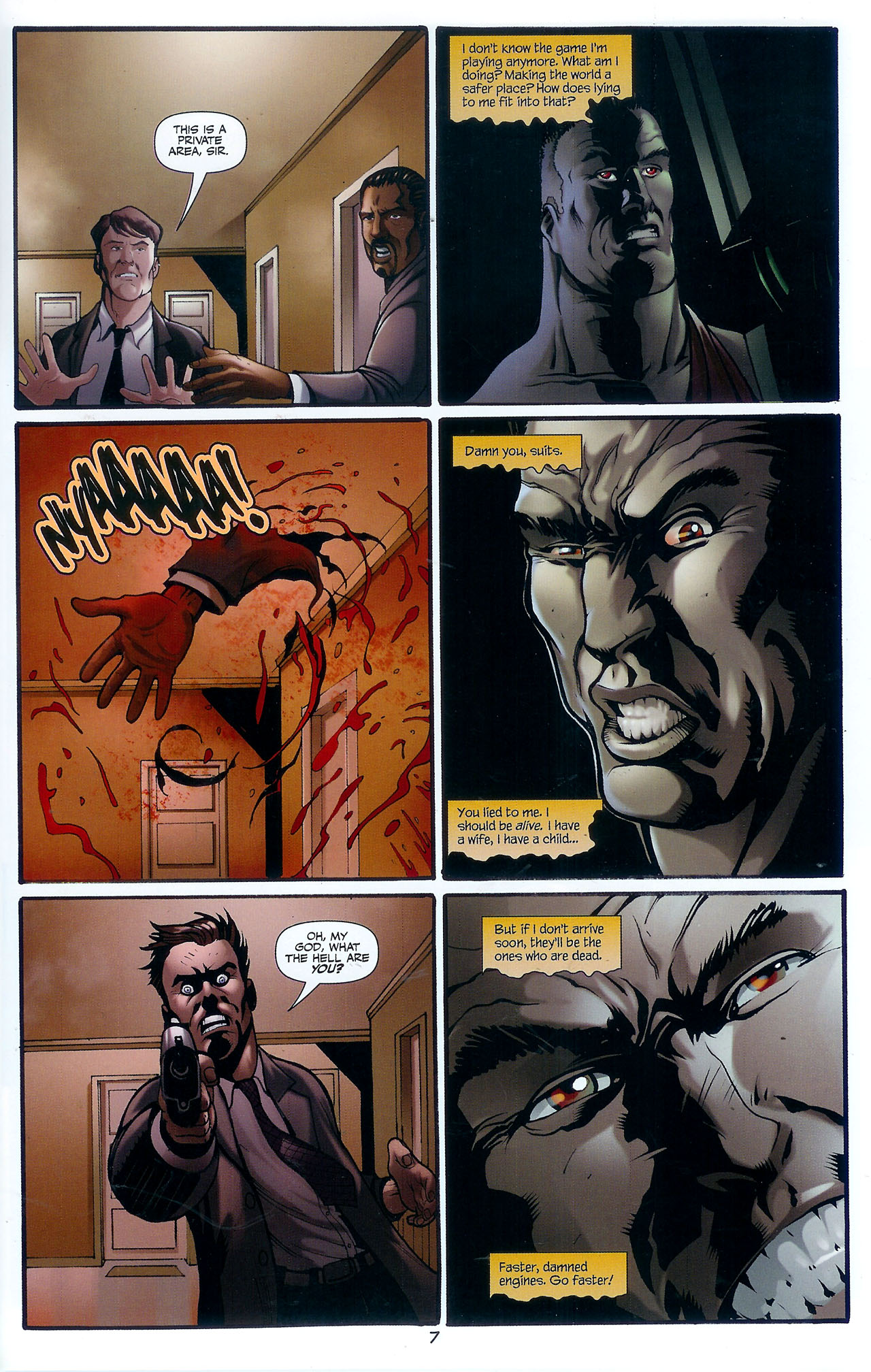 Read online CVO: Covert Vampiric Operations - African Blood comic -  Issue #4 - 9