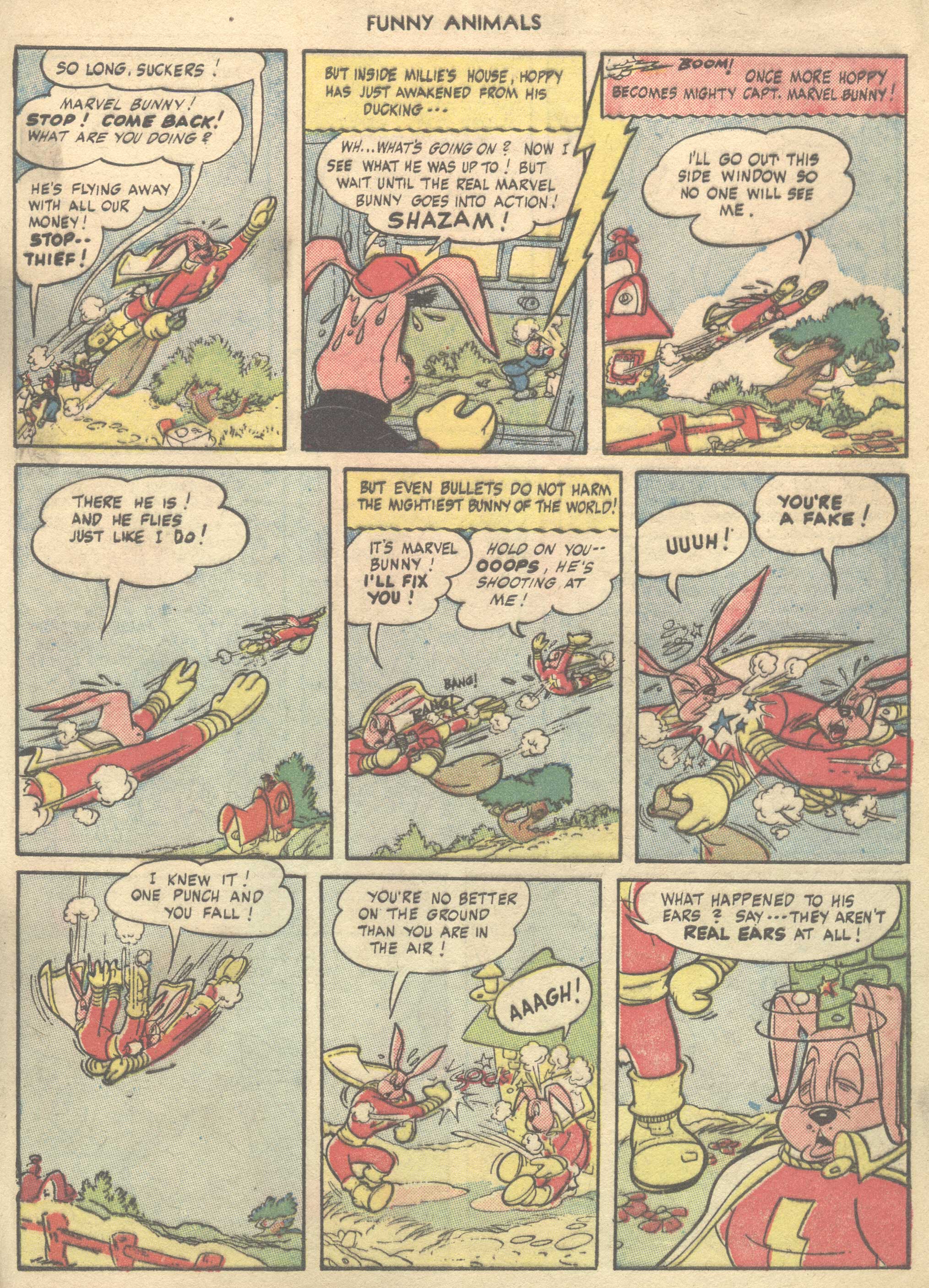Read online Fawcett's Funny Animals comic -  Issue #37 - 47