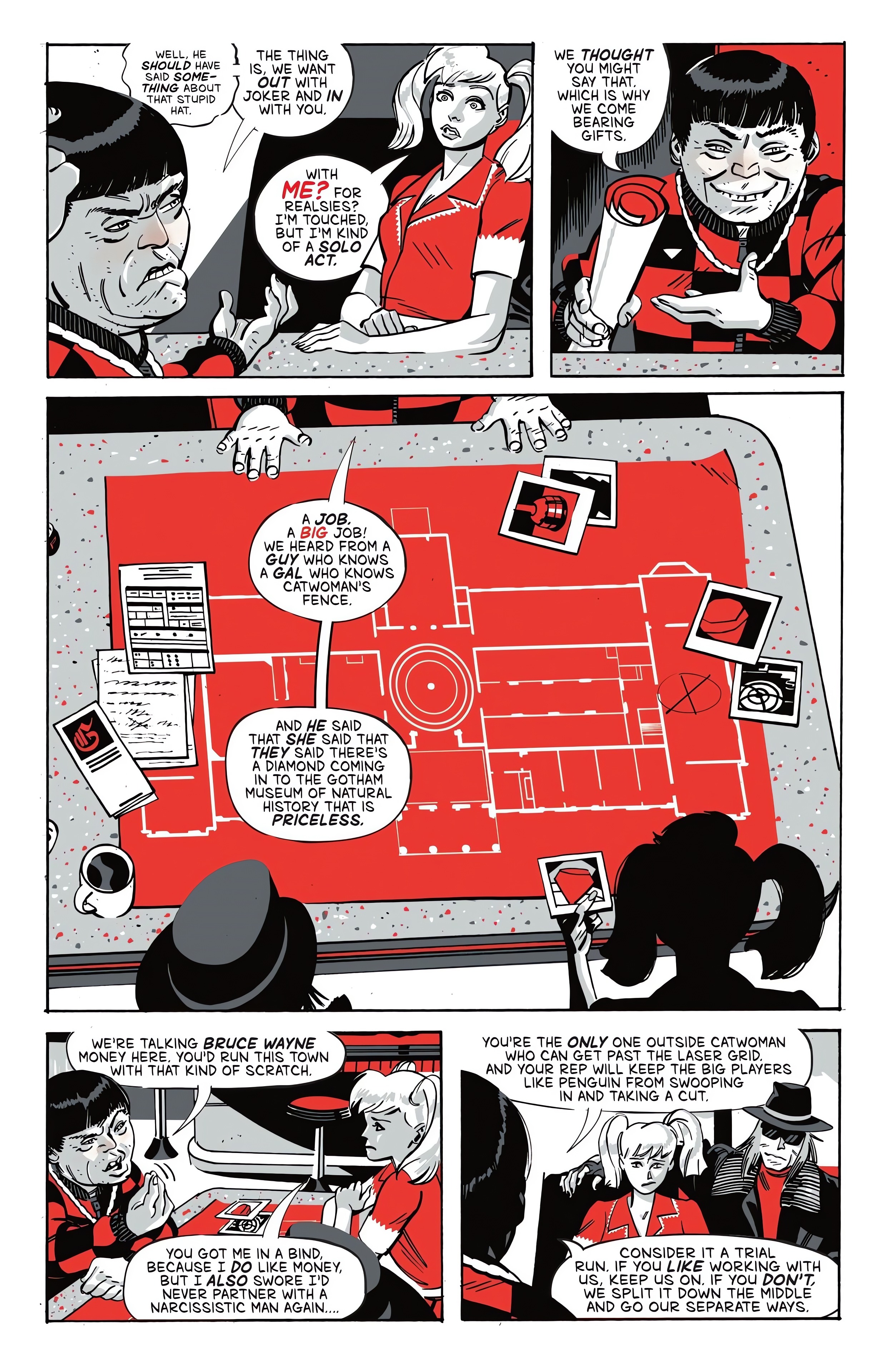 Read online Harley Quinn: Black   White   Redder comic -  Issue #1 - 32