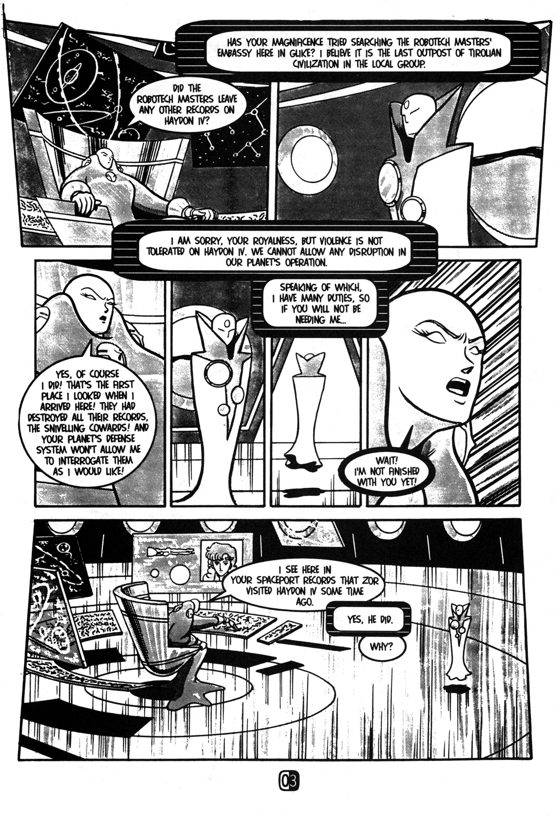 Read online Robotech: Cyber World - Secrets of Haydon IV comic -  Issue # Full - 5