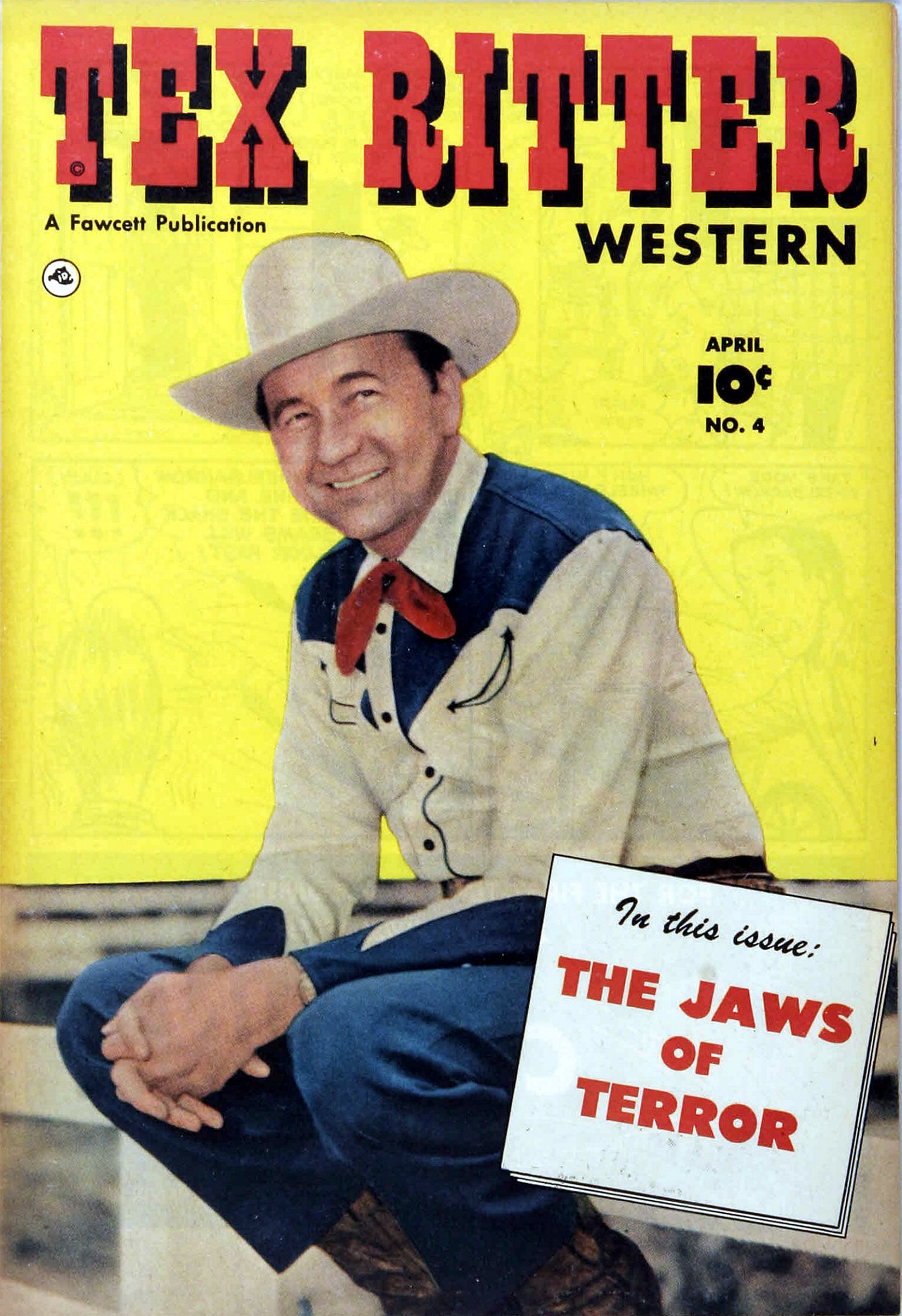 Read online Tex Ritter Western comic -  Issue #4 - 1