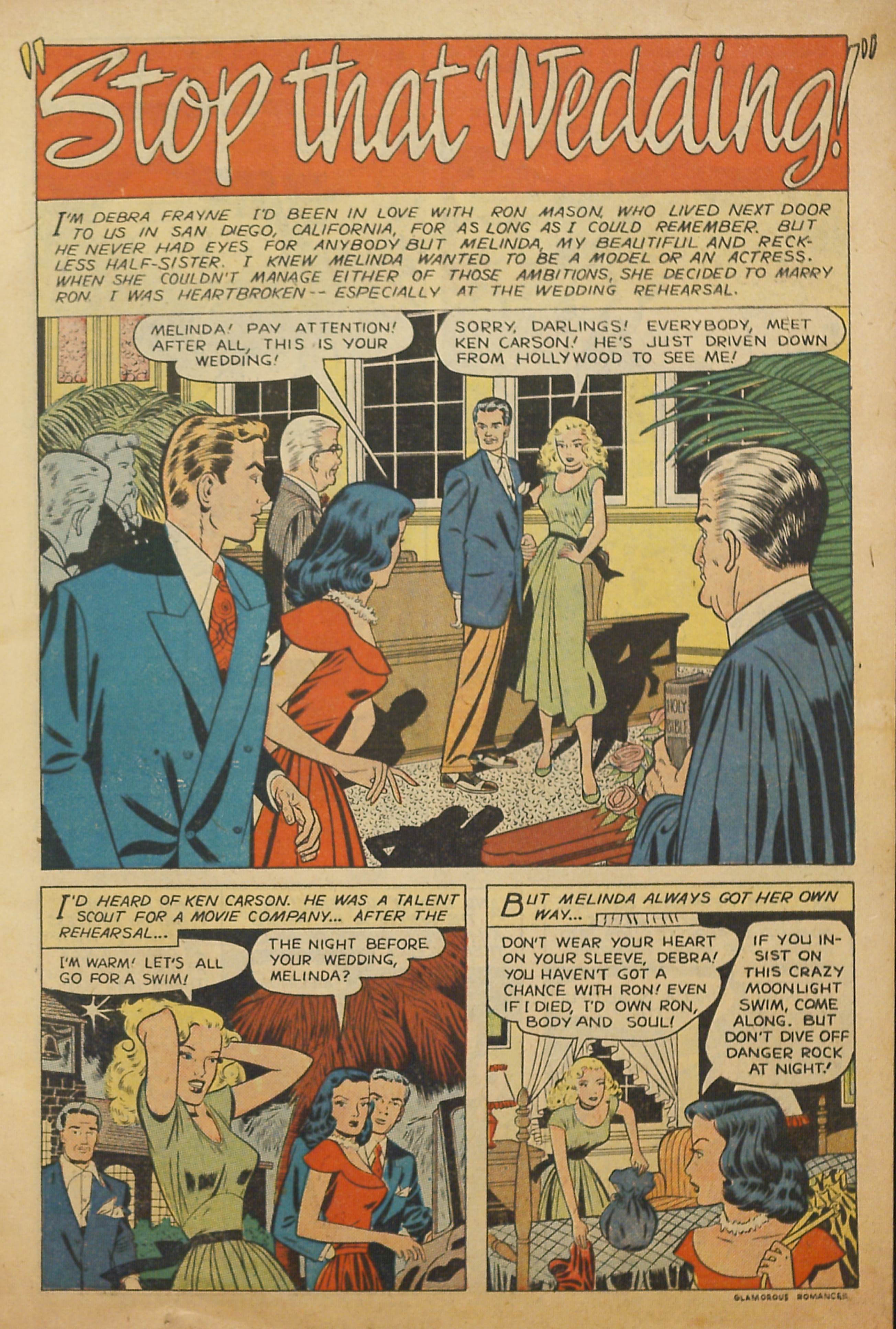 Read online Glamorous Romances comic -  Issue #46 - 3