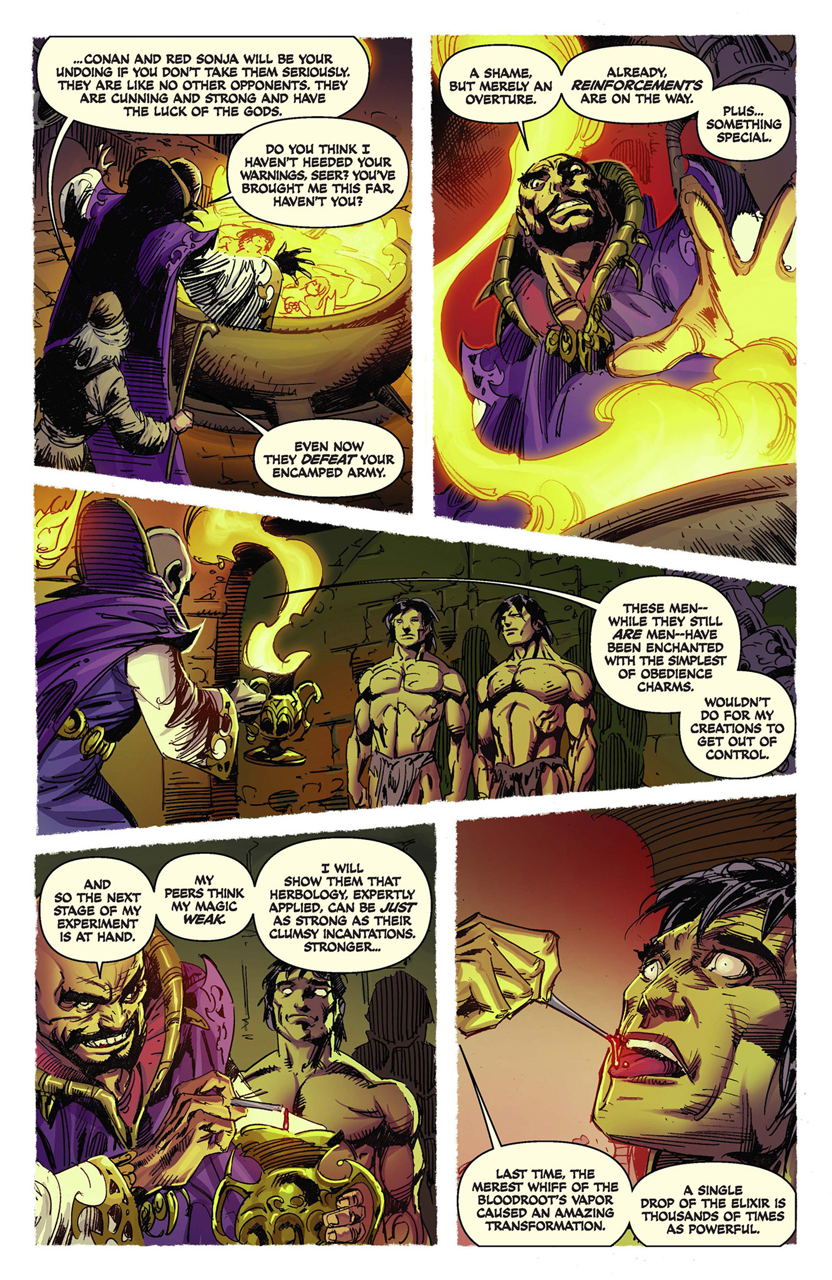 Read online Red Sonja/Conan comic -  Issue #2 - 11