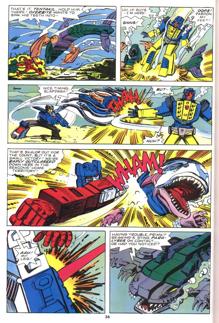 Read online The Transformers Annual comic -  Issue #1989 - 34