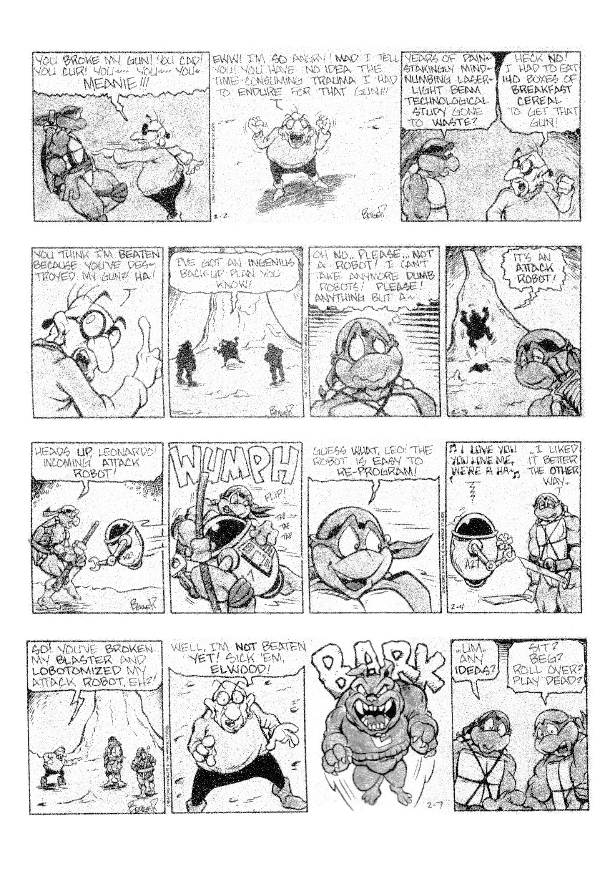 Read online Teenage Mutant Ninja Turtles: Complete Newspaper Daily Comic Strip Collection comic -  Issue # TPB 3 (Part 1) - 8