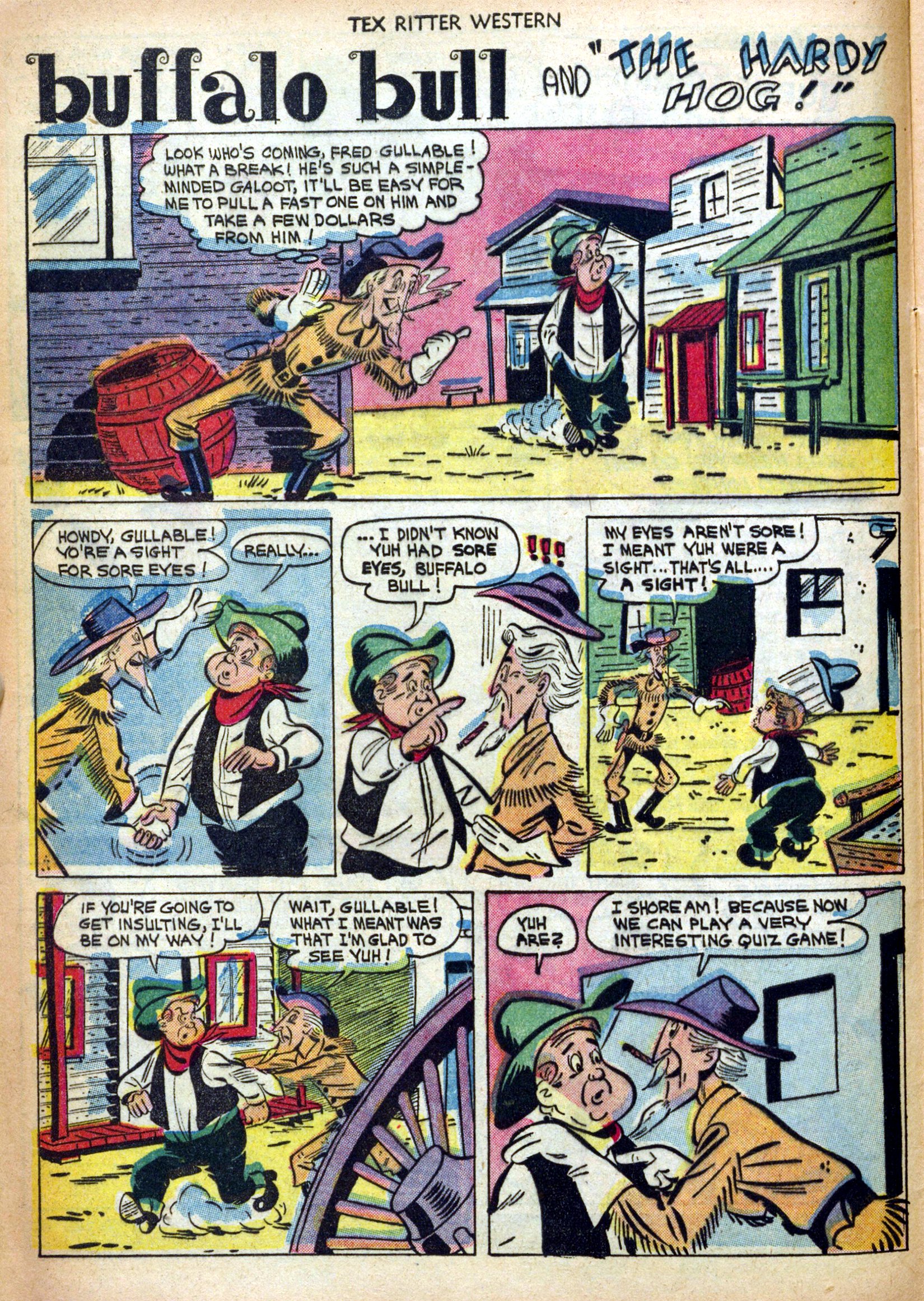 Read online Tex Ritter Western comic -  Issue #12 - 12