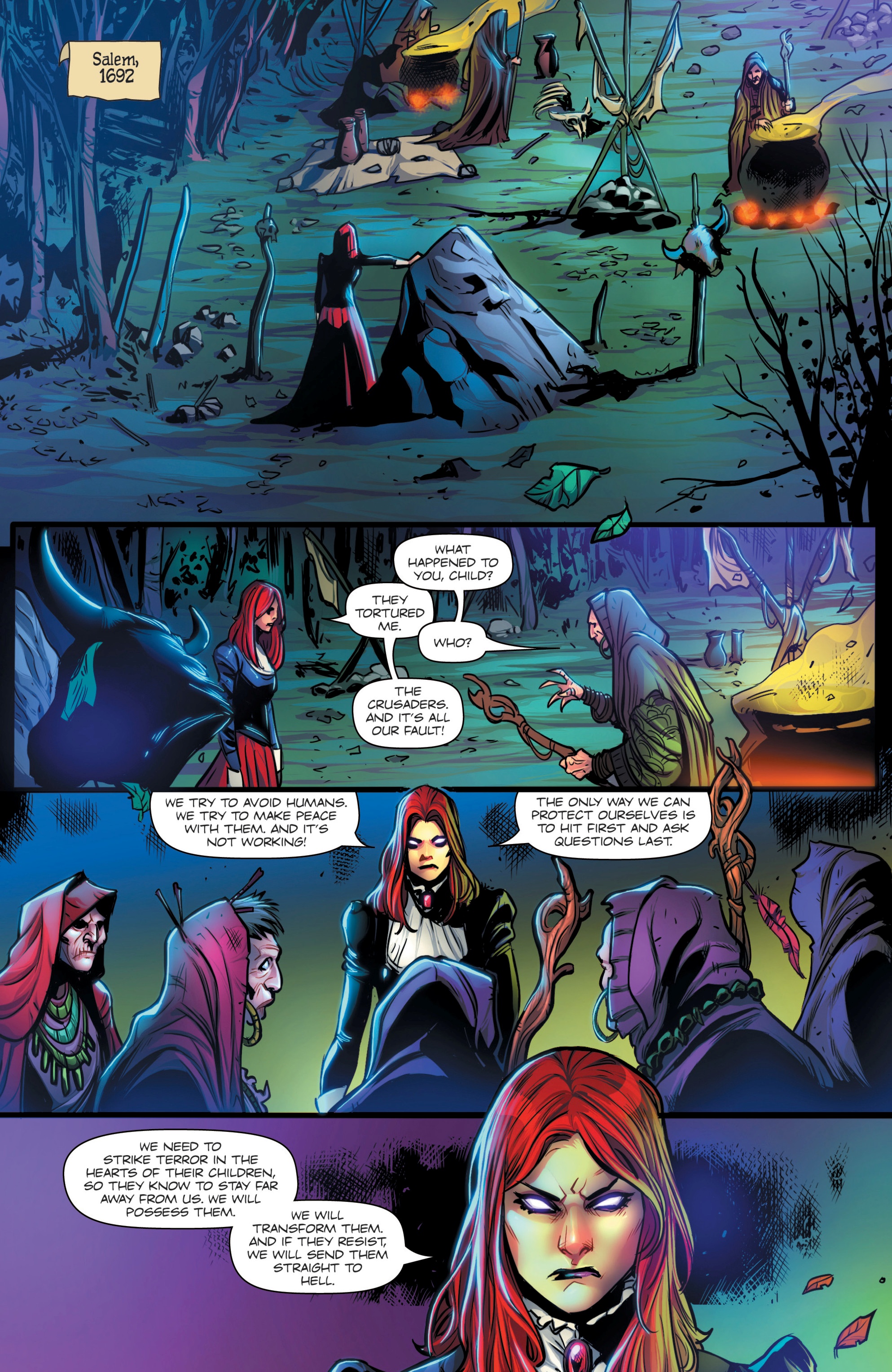 Read online Grimm Fairy Tales presents Coven comic -  Issue #4 - 19