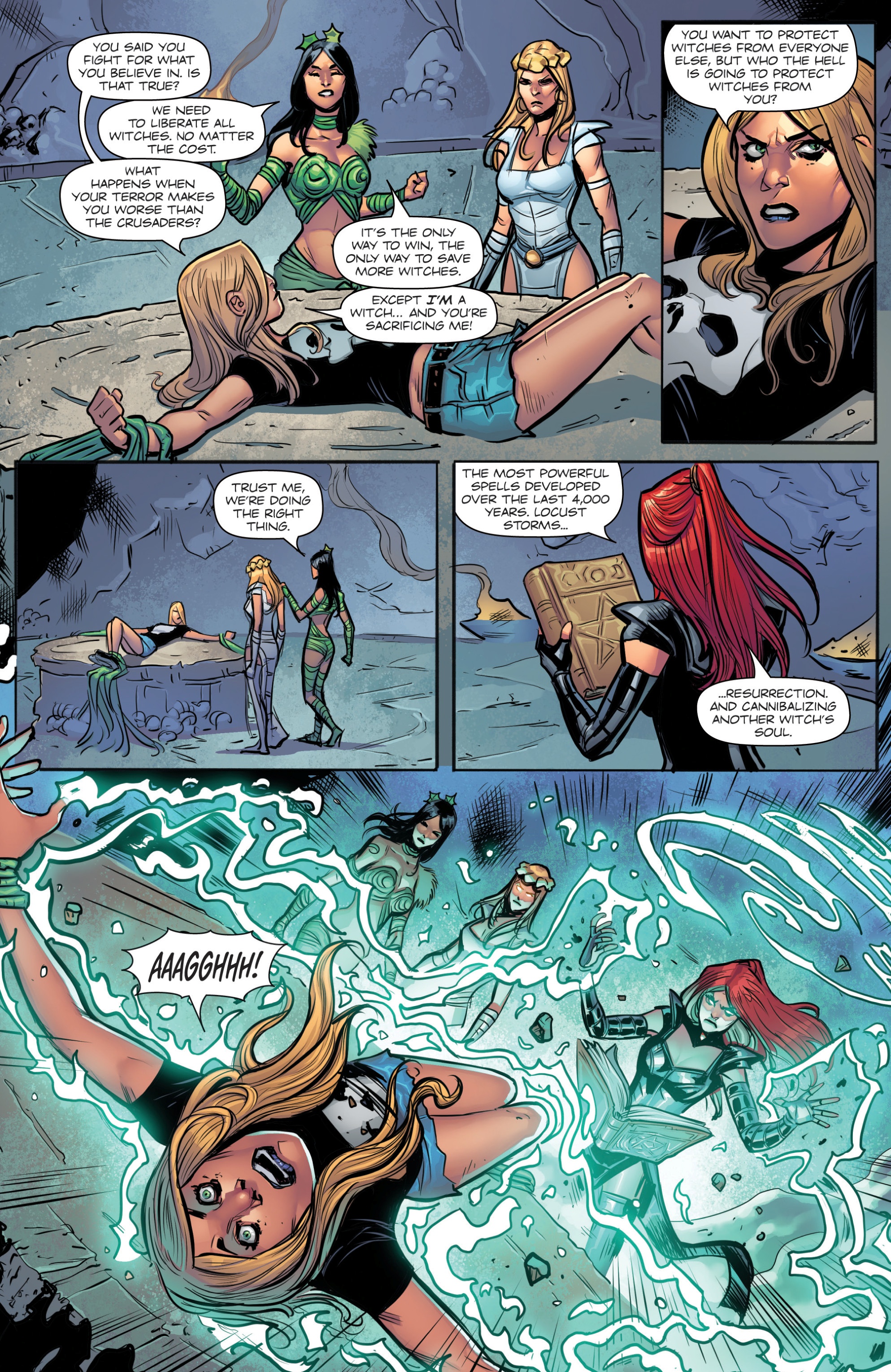 Read online Grimm Fairy Tales presents Coven comic -  Issue #5 - 6
