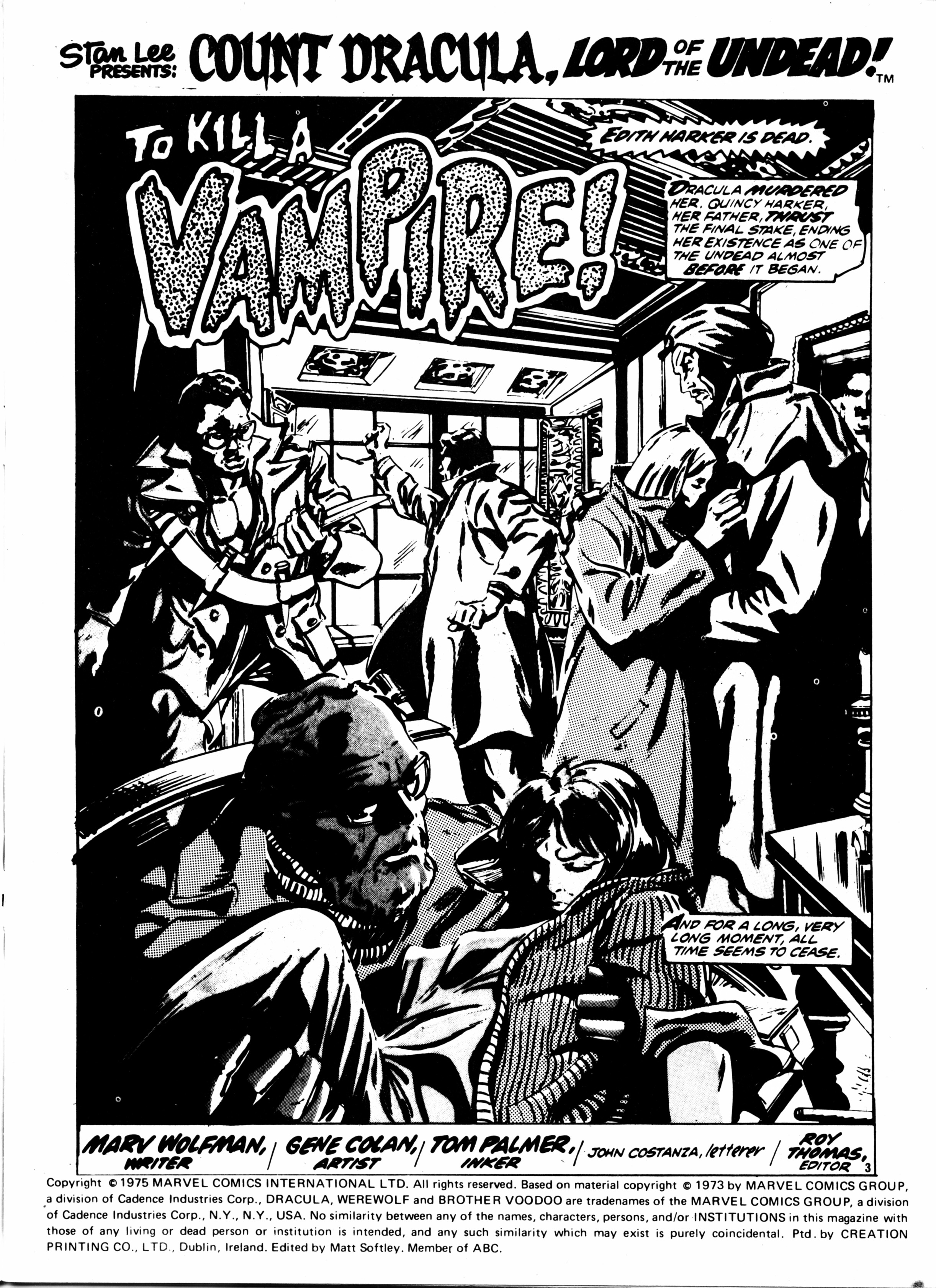 Read online Dracula Lives (1974) comic -  Issue #30 - 3