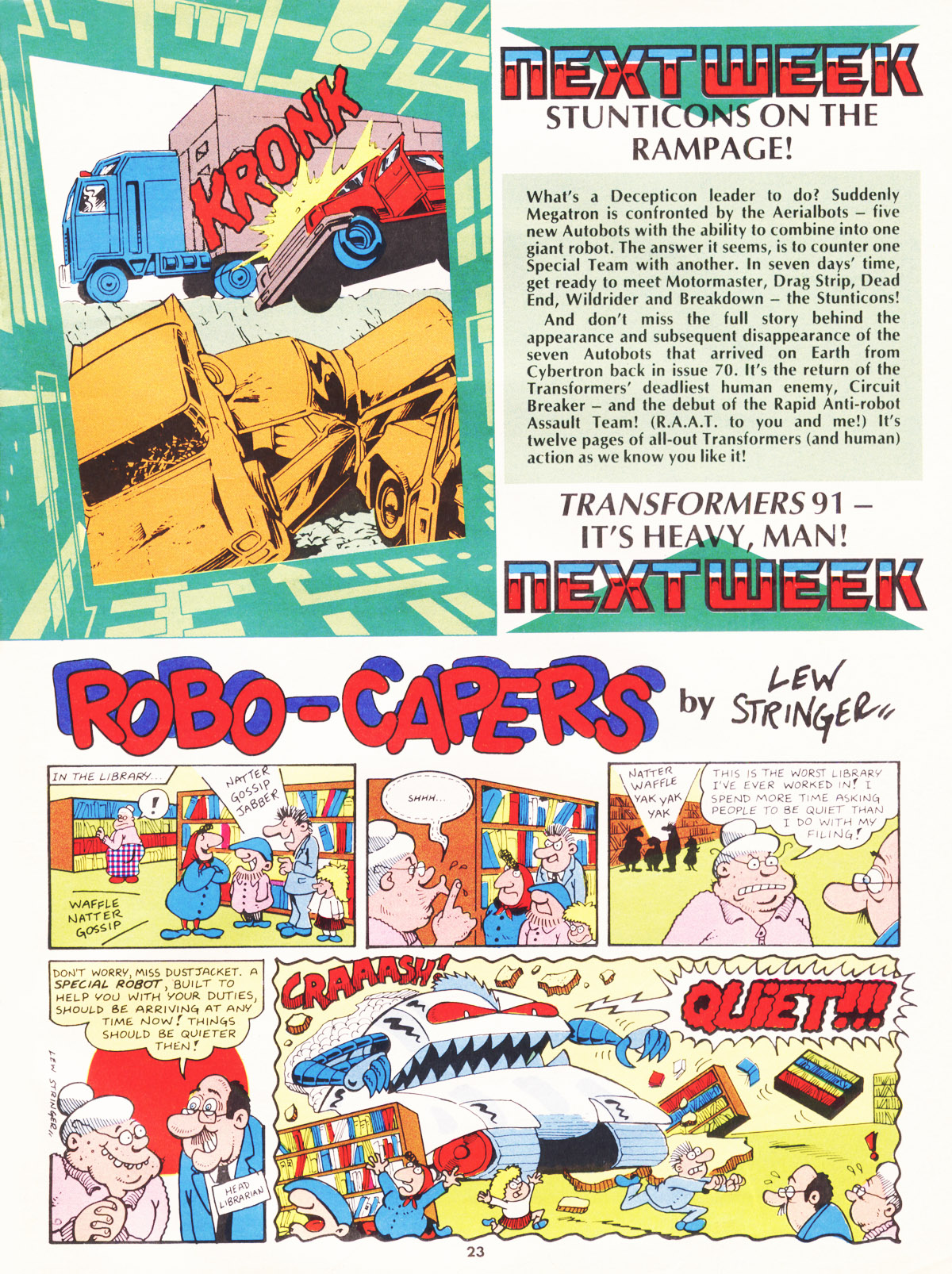 Read online The Transformers (UK) comic -  Issue #90 - 17