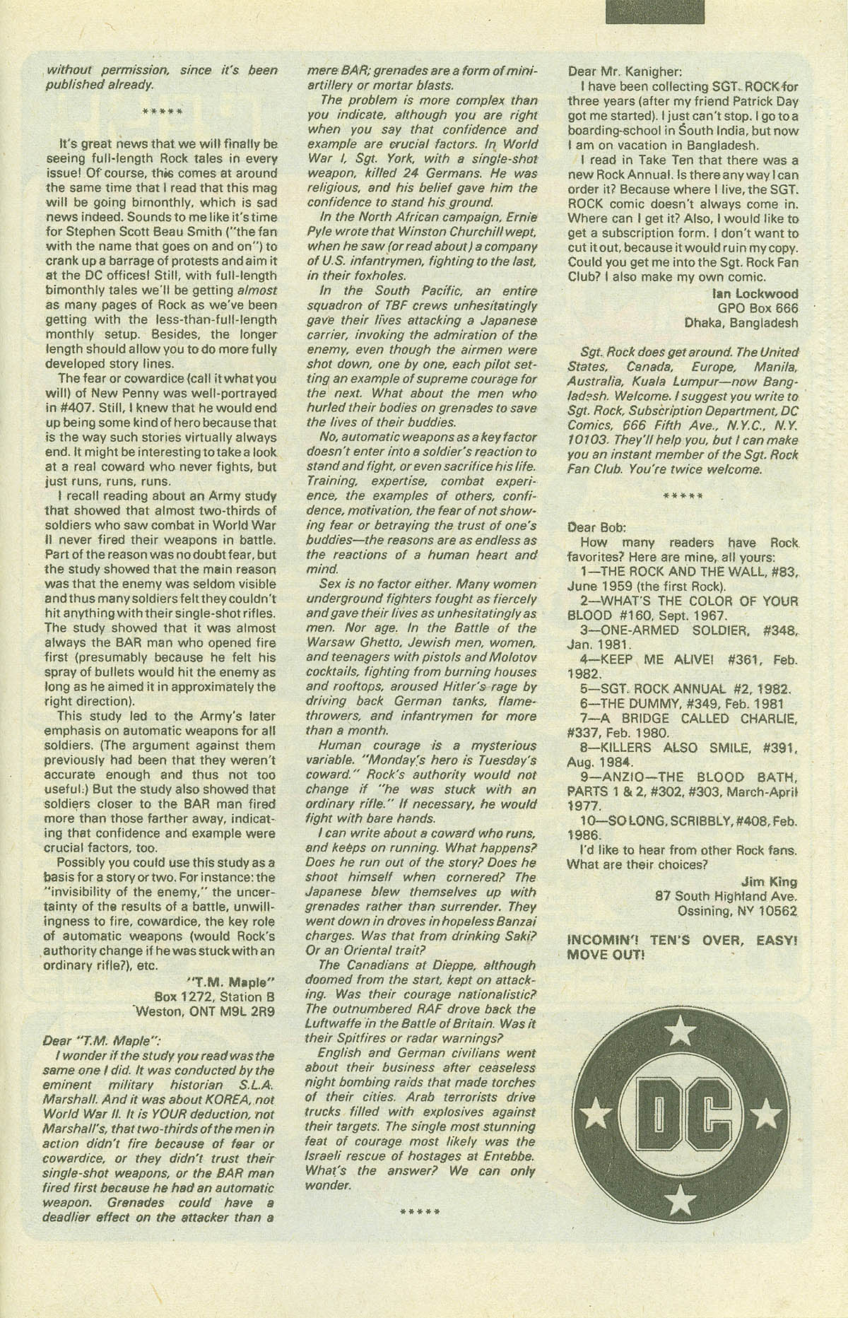 Read online Sgt. Rock comic -  Issue #412 - 32