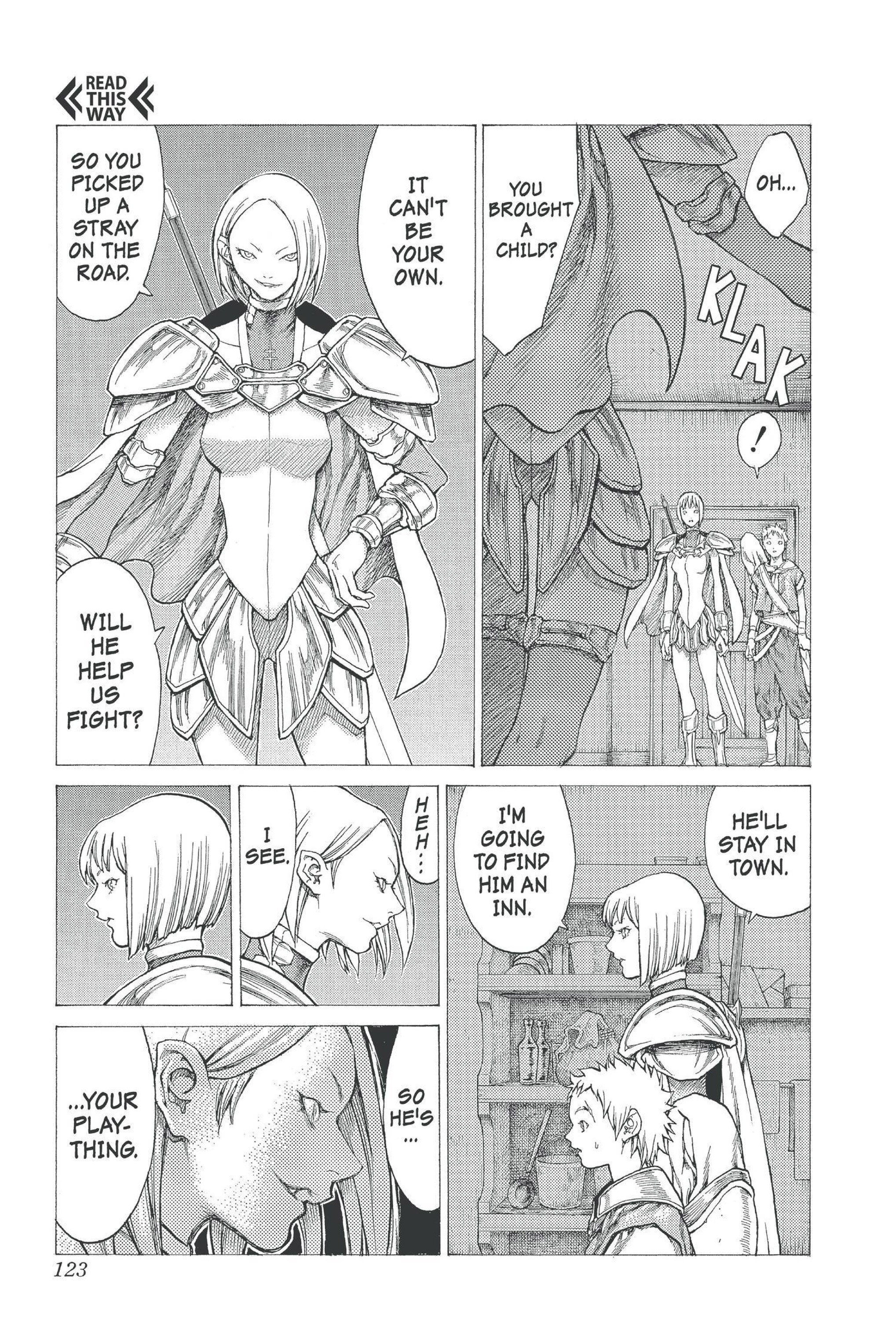 Read online Claymore comic -  Issue #5 - 110