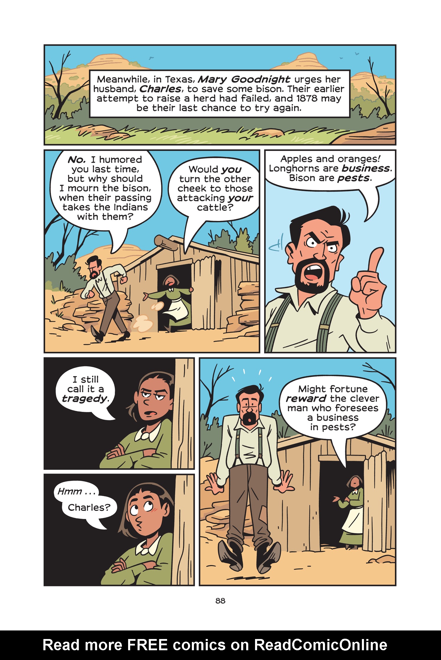 Read online History Comics comic -  Issue # The American Bison - The Buffalos Survival Tale - 94
