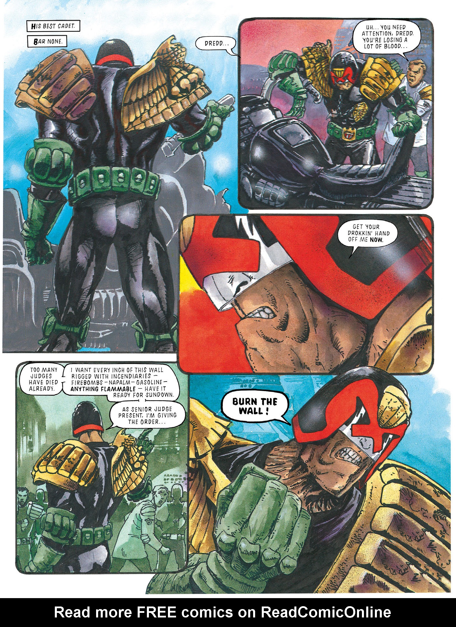 Read online Essential Judge Dredd: Judgement Day comic -  Issue # TPB - 63