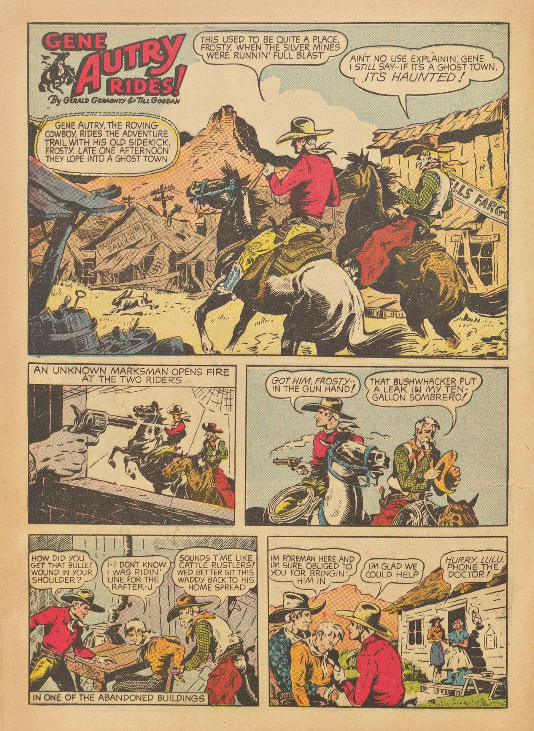 Read online Gene Autry Comics comic -  Issue #2 - 36