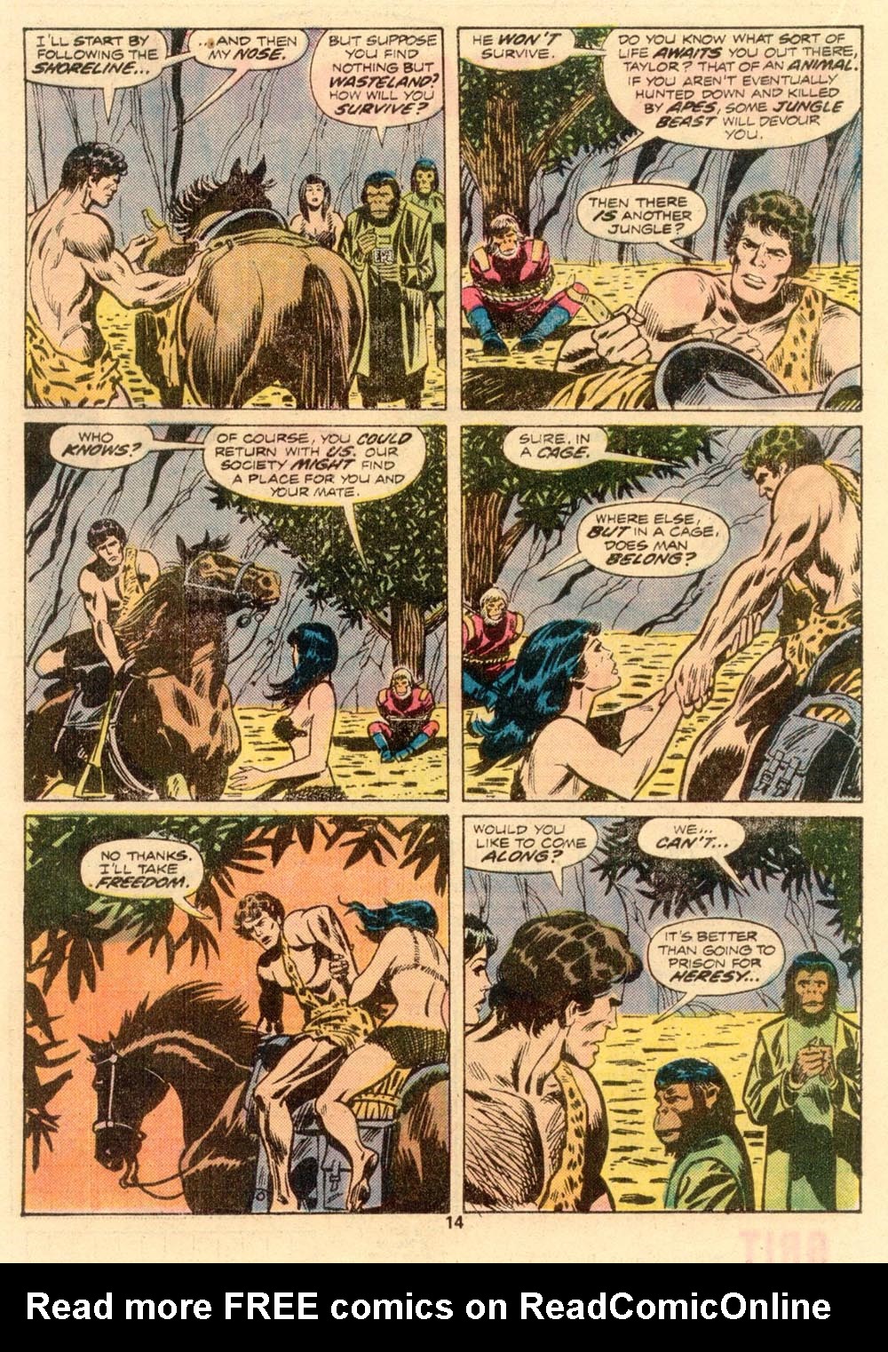 Read online Adventures on the Planet of the Apes comic -  Issue #6 - 9