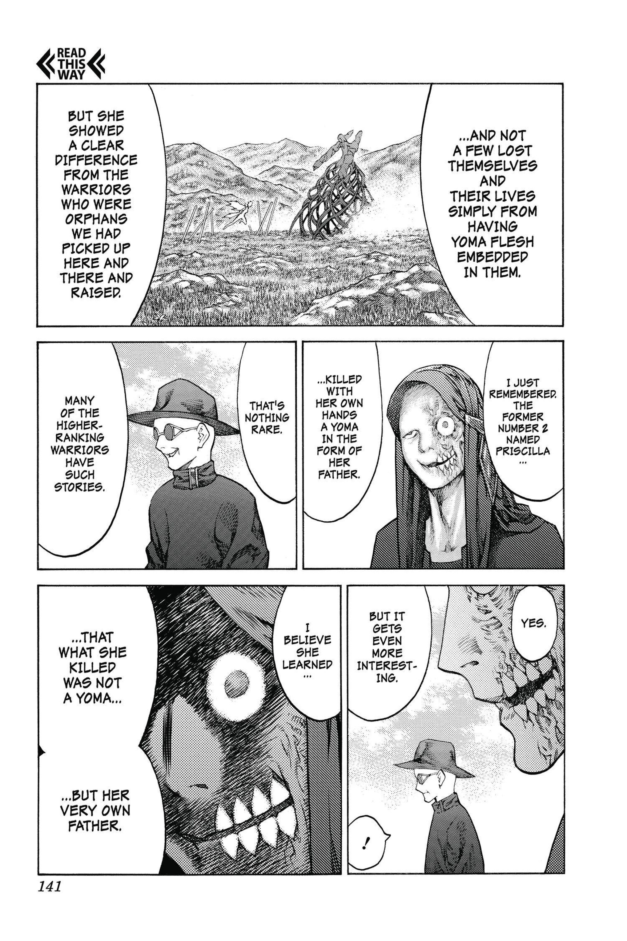 Read online Claymore comic -  Issue #24 - 130