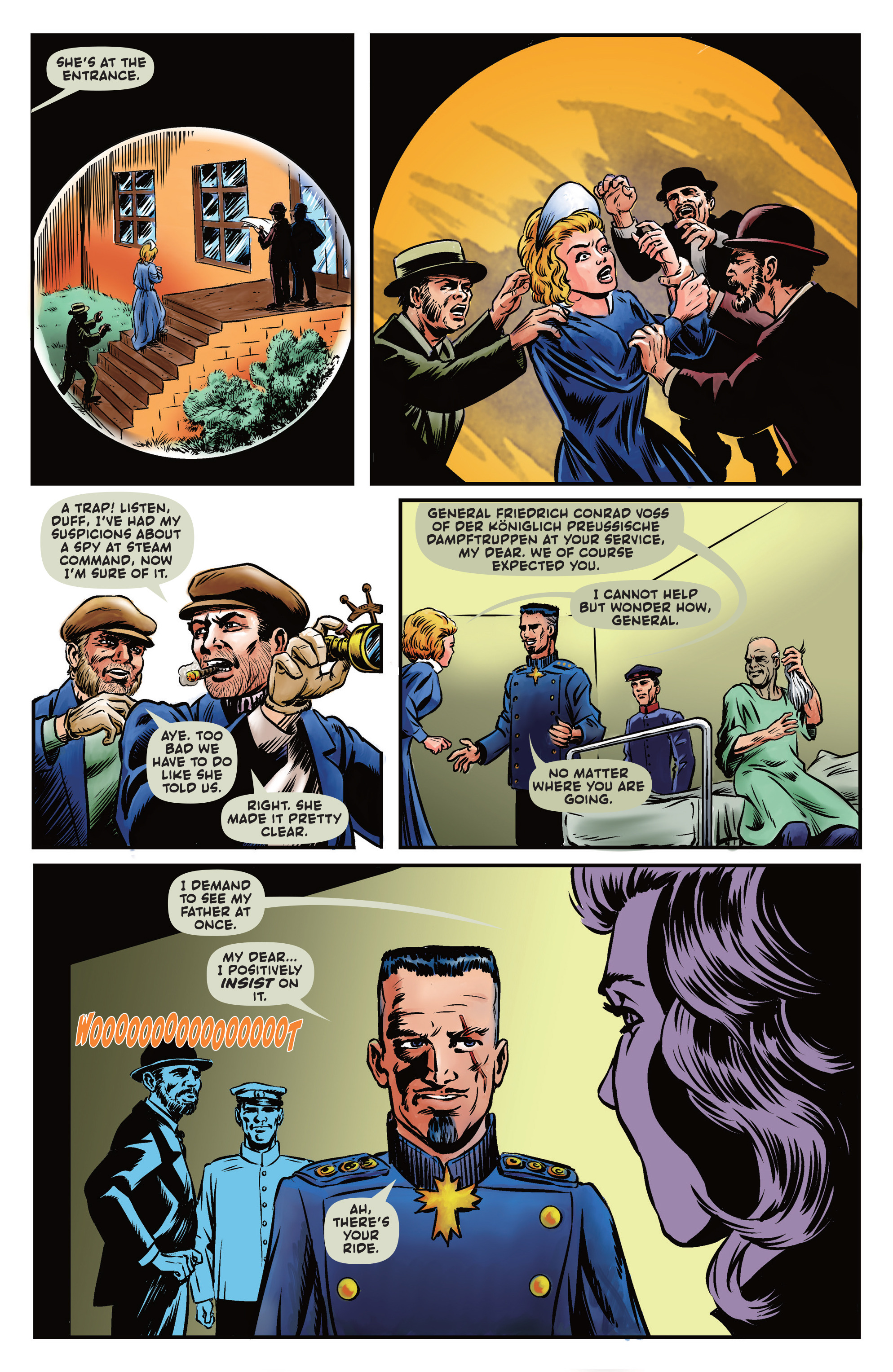 Read online Larry Blamire’s Steam Wars comic -  Issue #2 - 17