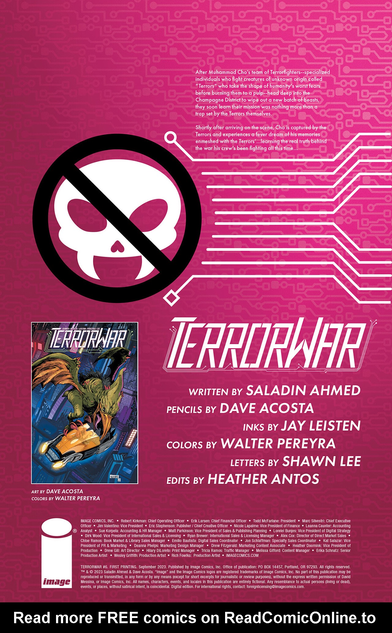 Read online Terrorwar comic -  Issue #6 - 2
