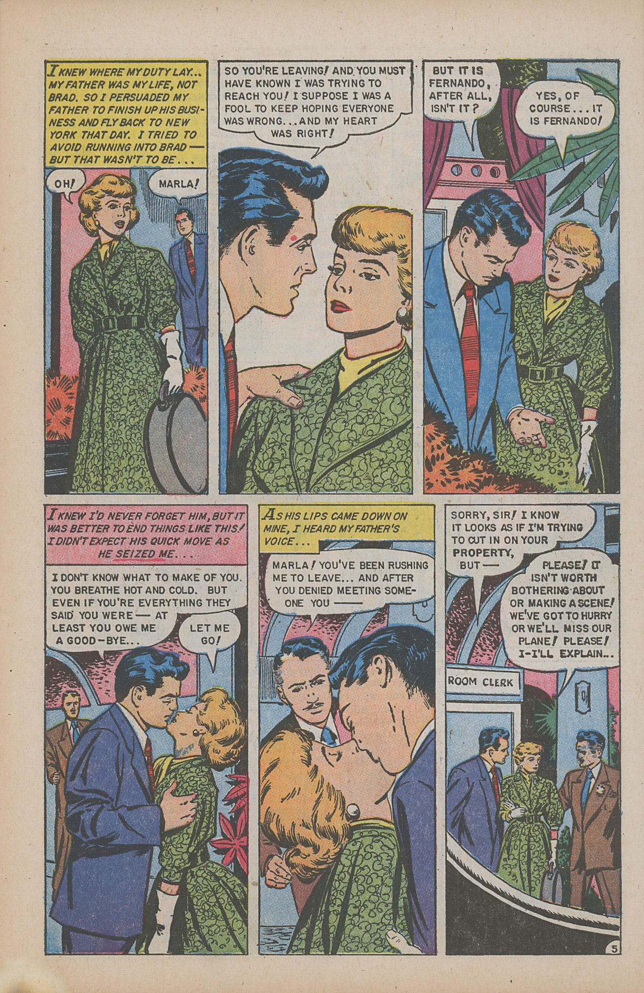 Read online Glamorous Romances comic -  Issue #75 - 7