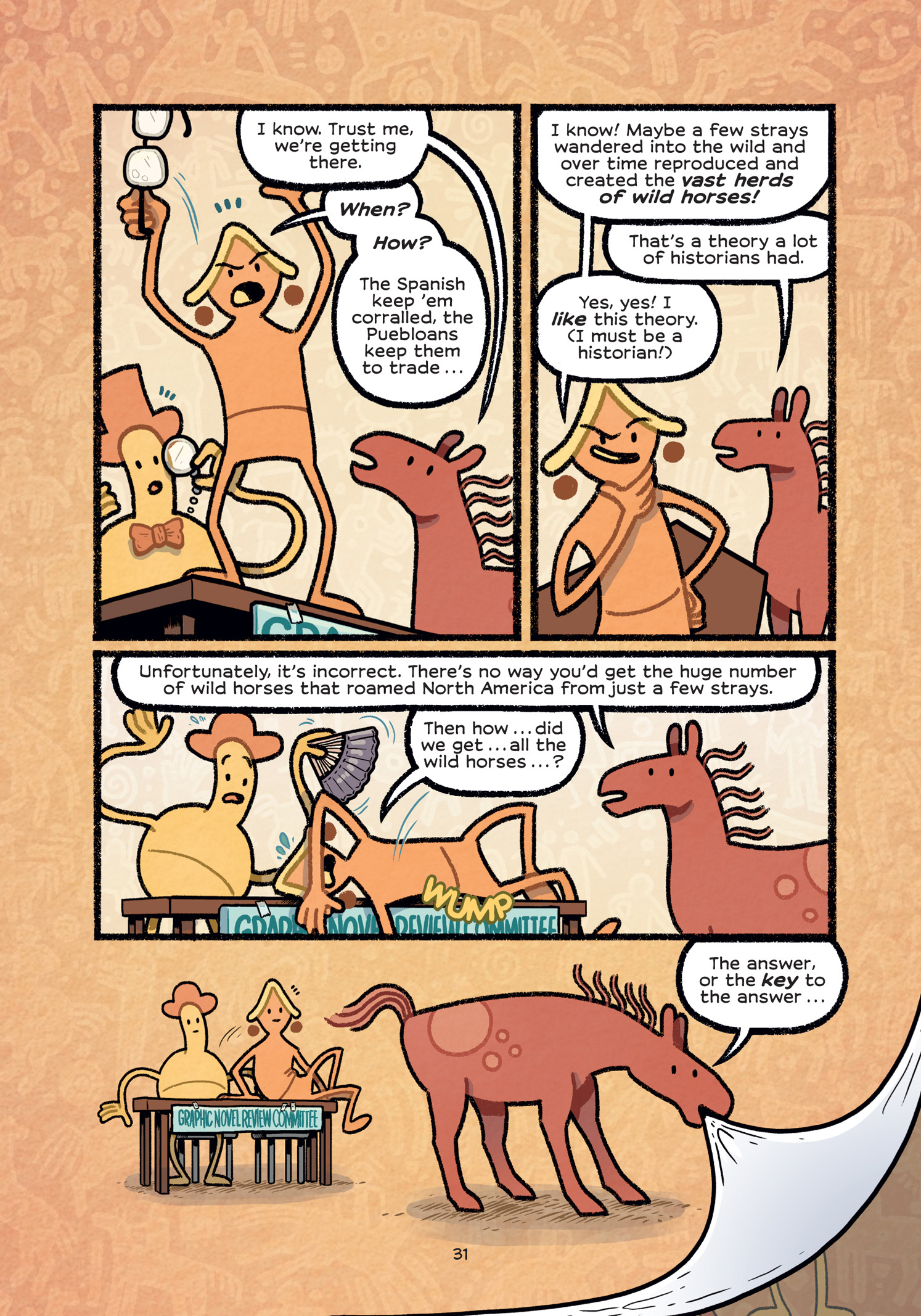 Read online History Comics comic -  Issue # The Wild Mustang - Horses of the American West - 36