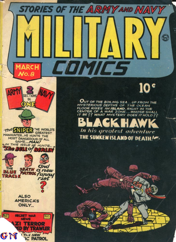 Read online Military Comics comic -  Issue #8 - 1