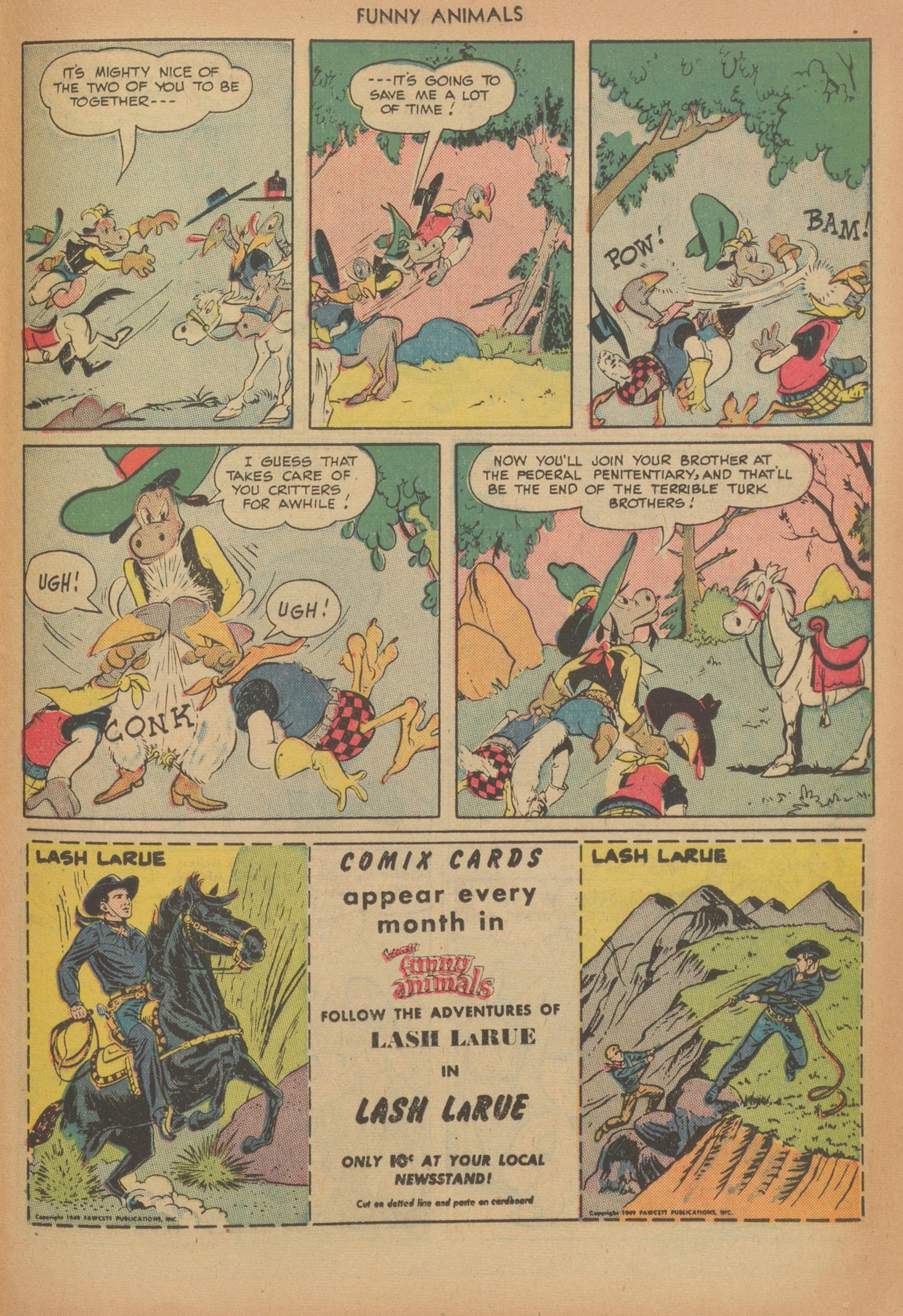 Read online Fawcett's Funny Animals comic -  Issue #64 - 25