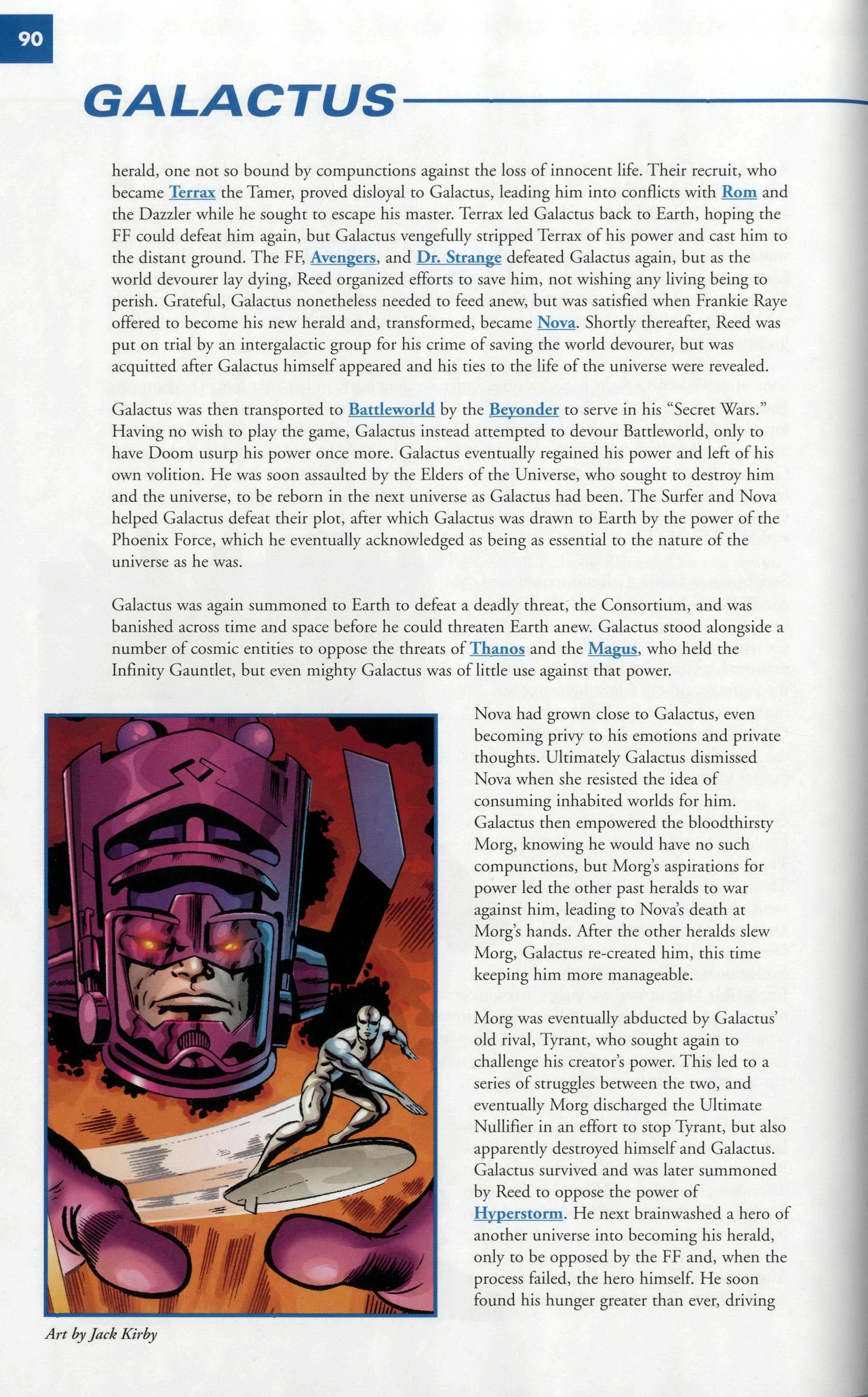 Read online Marvel Encyclopedia comic -  Issue # TPB 6 - 93