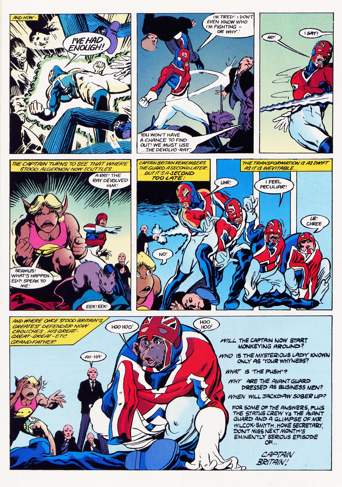Read online X-Men Archives Featuring Captain Britain comic -  Issue #1 - 23