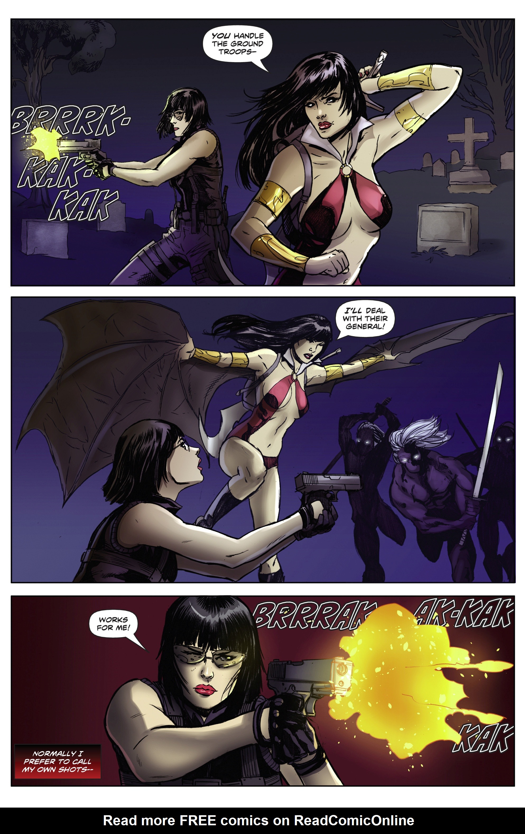 Read online Swords of Sorrow: Vampirella & Jennifer Blood comic -  Issue #4 - 7