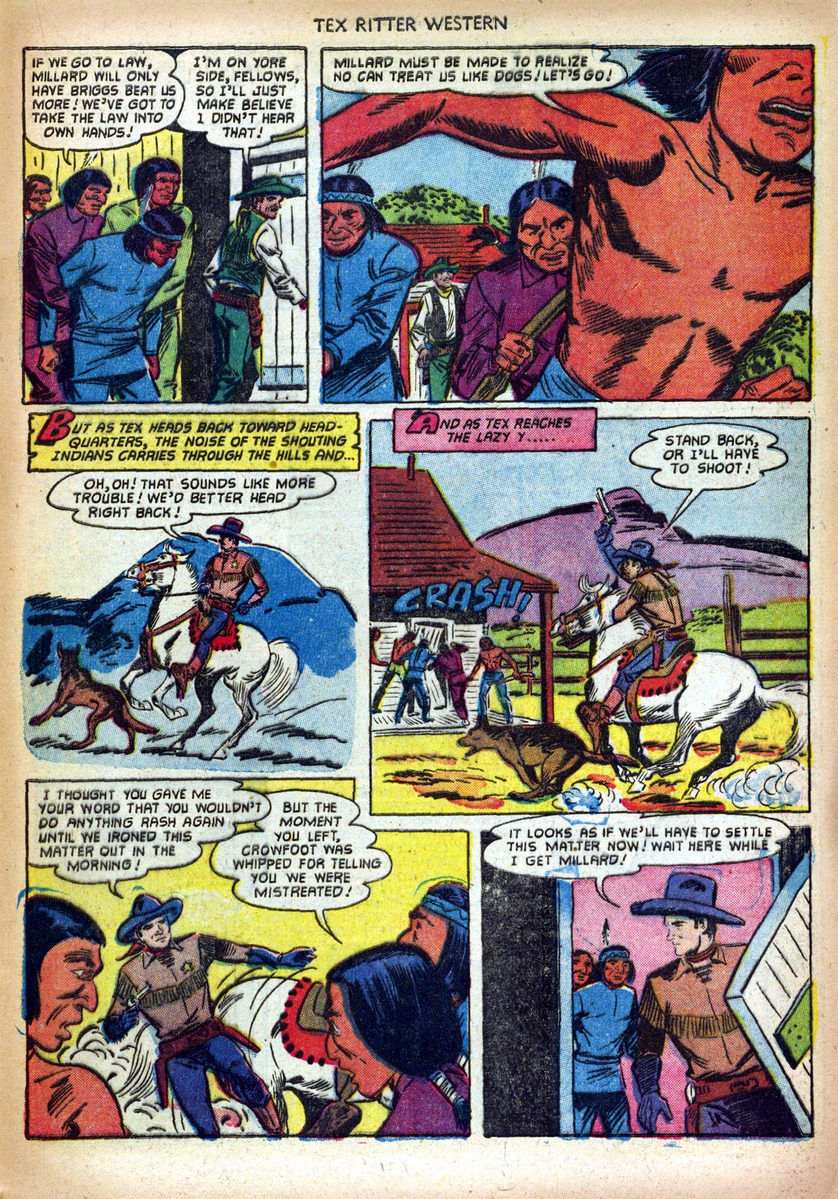 Read online Tex Ritter Western comic -  Issue #13 - 21