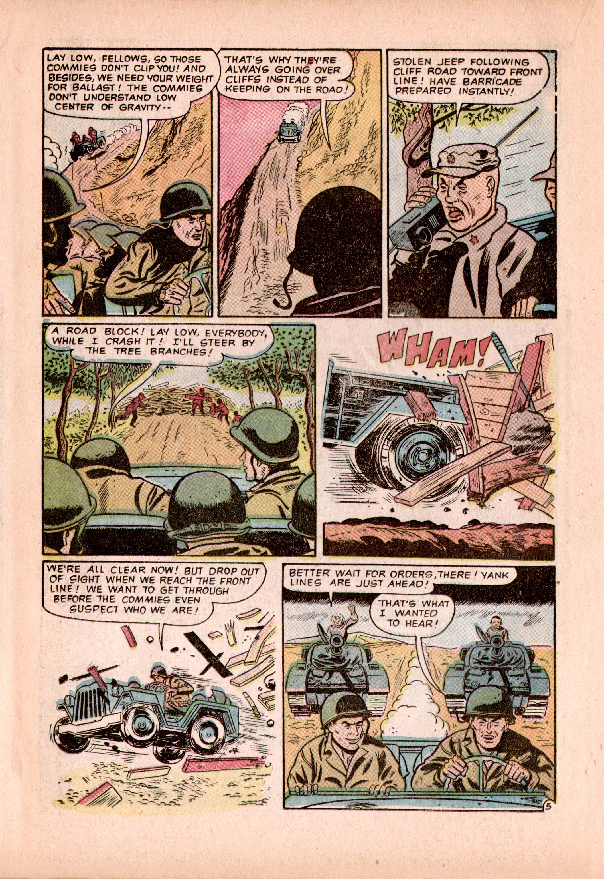Read online Men in Action (1957) comic -  Issue #5 - 16