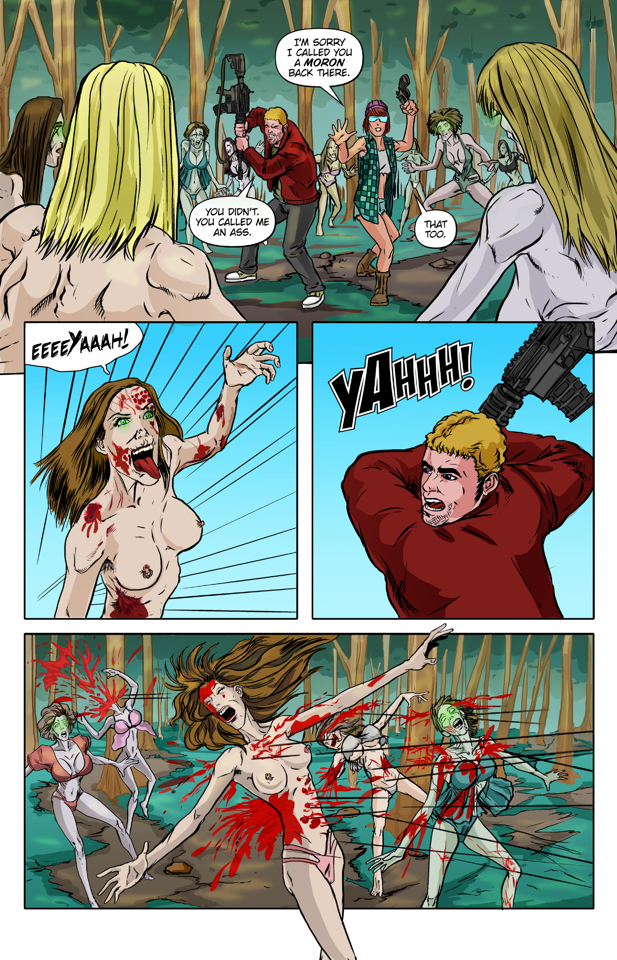 Read online Lesbian Zombies from Outer Space comic -  Issue #4 - 22