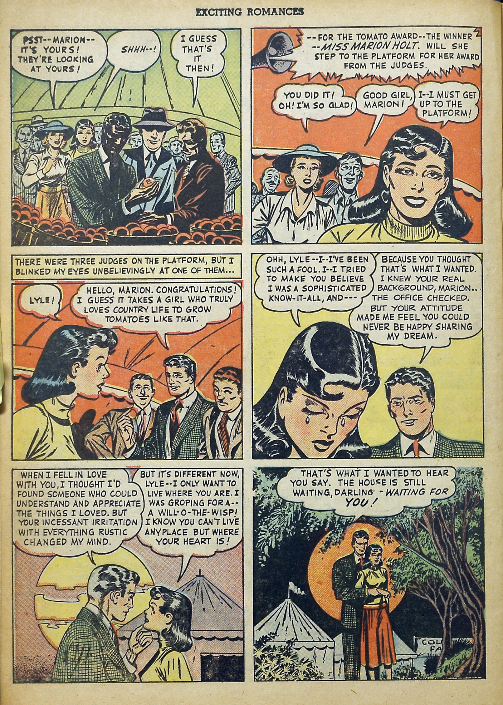 Read online Exciting Romances comic -  Issue #2 - 22