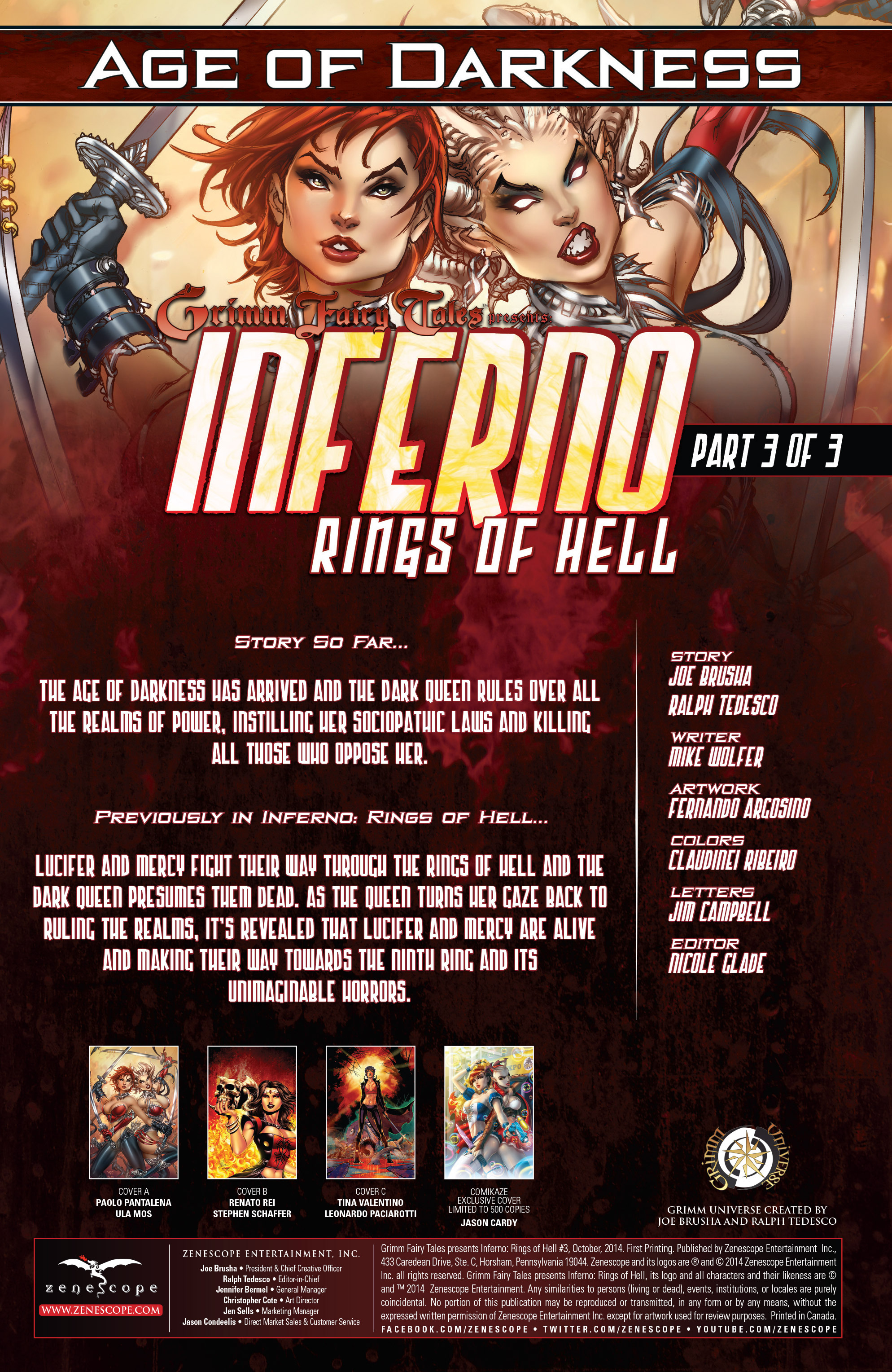 Read online Grimm Fairy Tales presents Inferno: Rings of Hell comic -  Issue #3 - 3