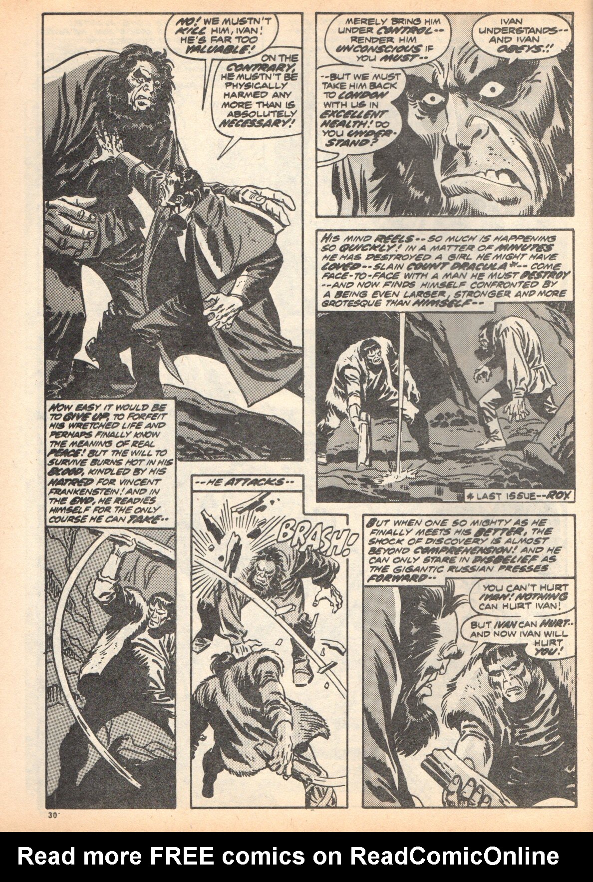 Read online Dracula Lives (1974) comic -  Issue #18 - 30