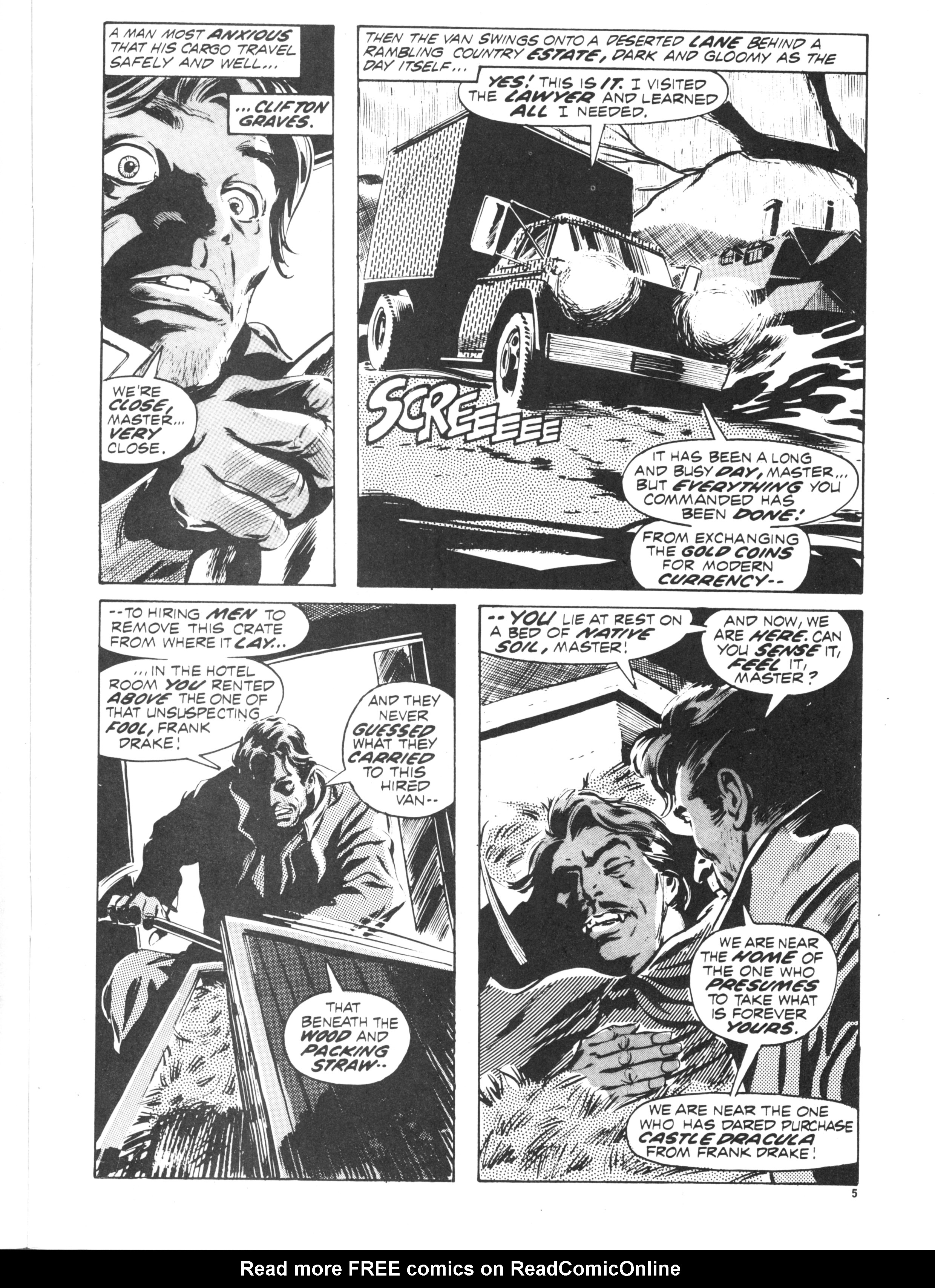 Read online Dracula Lives (1974) comic -  Issue #6 - 5